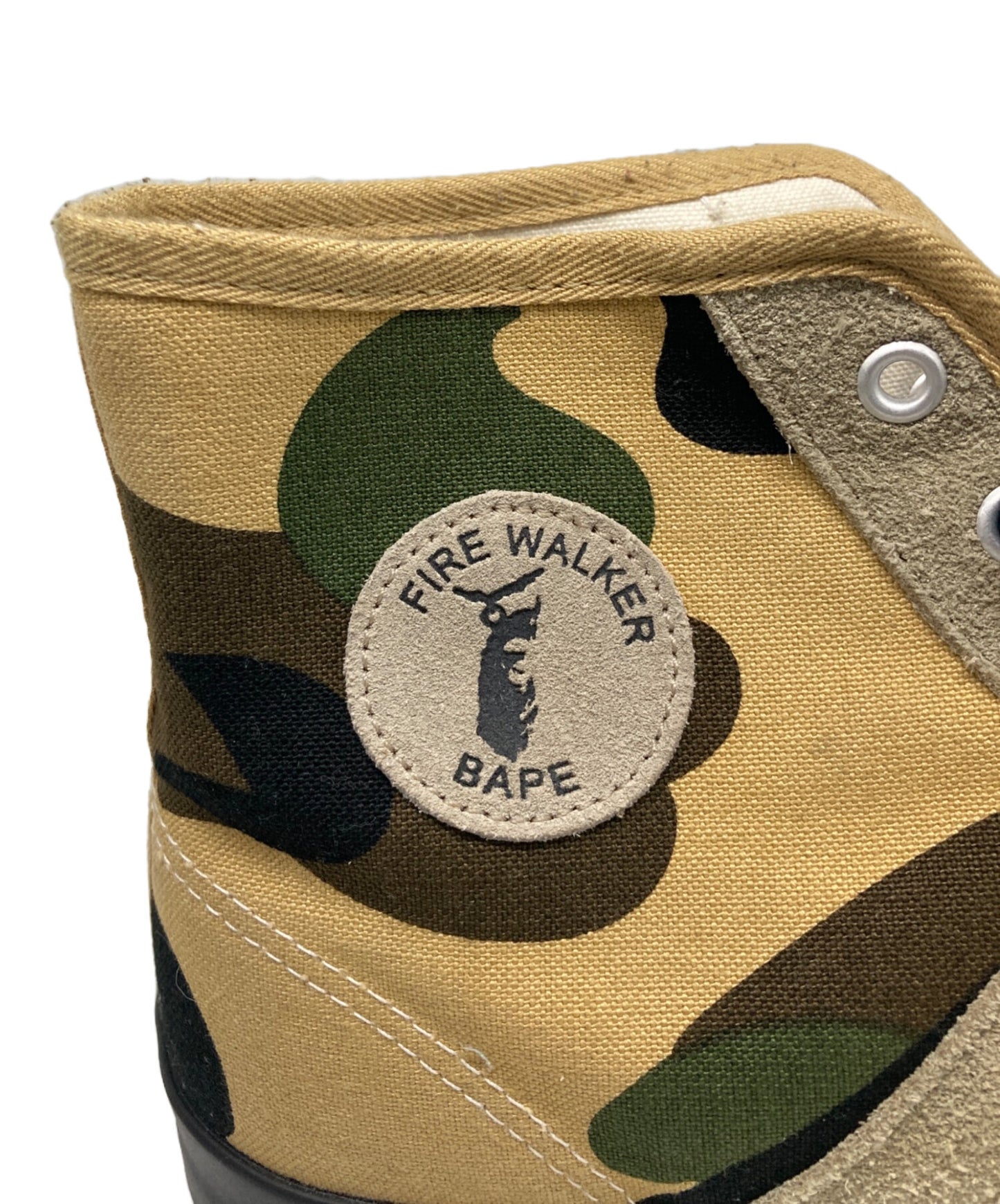 [Pre-owned] A BATHING APE Camo Pattern High Cut Sneakers