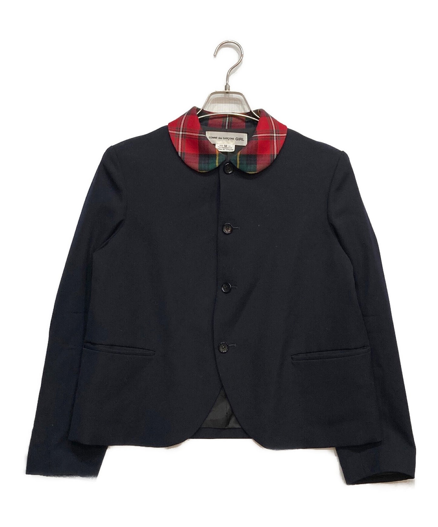 [Pre-owned] COMME des GARCONS GIRL Checked Round Collar Tailored Jacket NL-J006