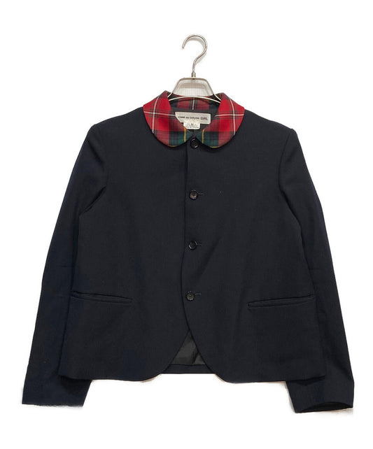 [Pre-owned] COMME des GARCONS GIRL Checked Round Collar Tailored Jacket NL-J006