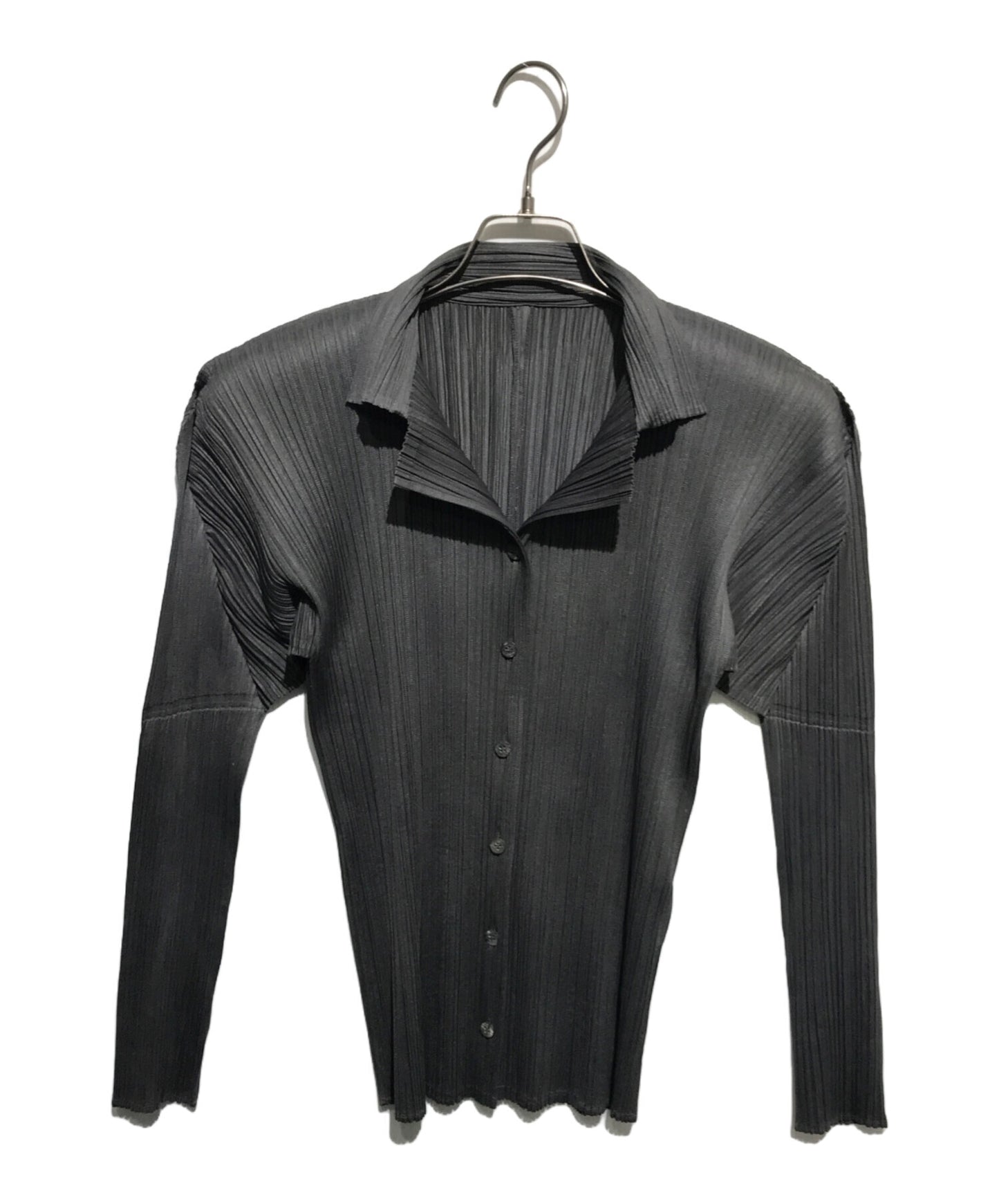 [Pre-owned] PLEATS PLEASE long-sleeved pleated shirt PP04-JK624