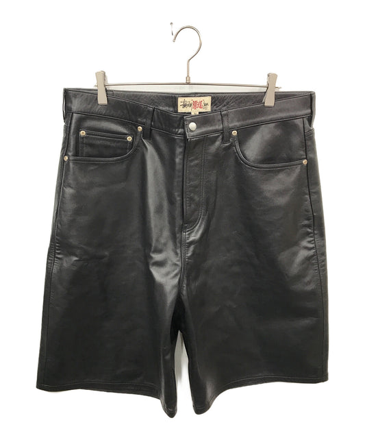 [Pre-owned] stussy BIG OL' SHORT LEATHER 112315