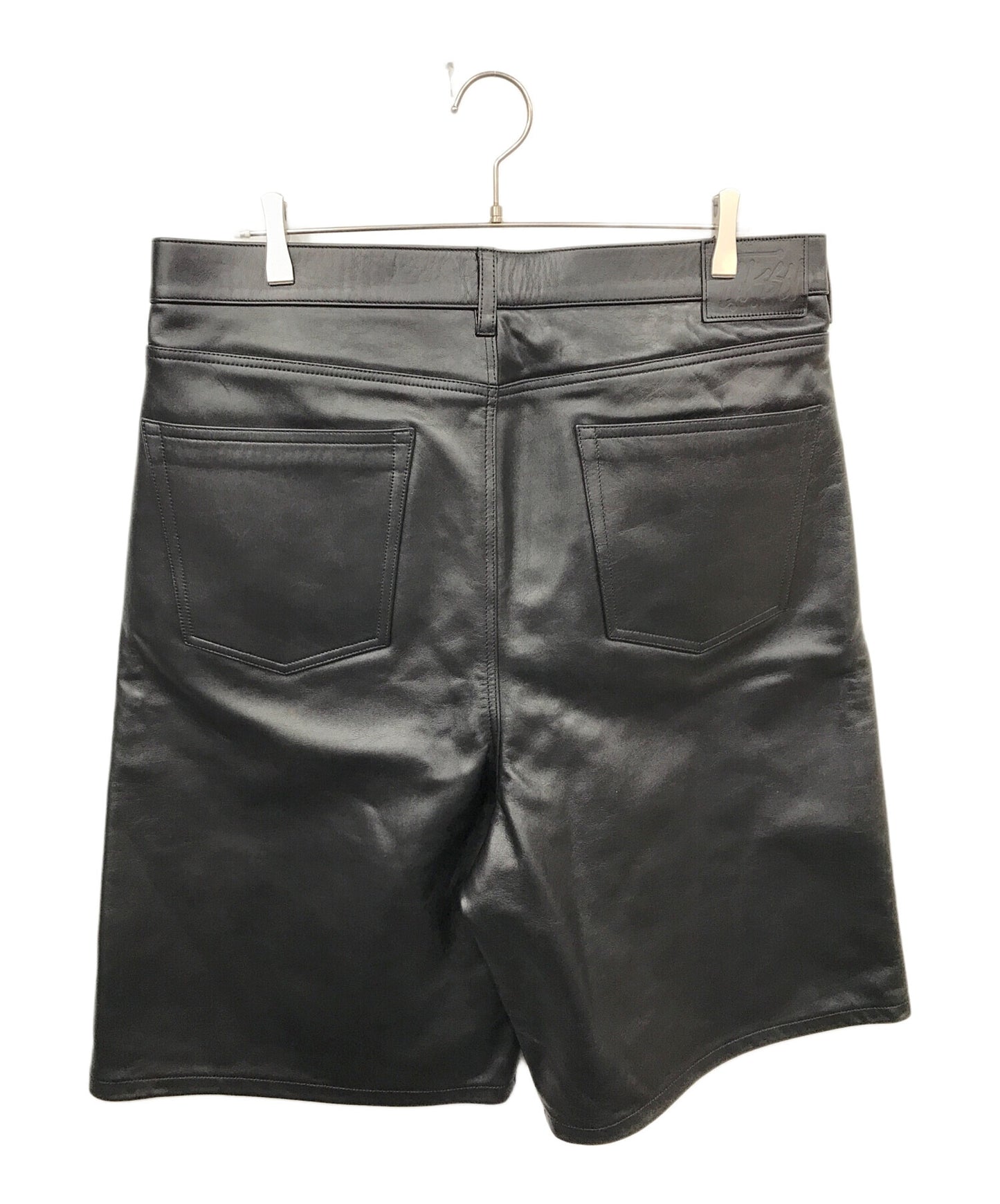 [Pre-owned] stussy BIG OL' SHORT LEATHER 112315