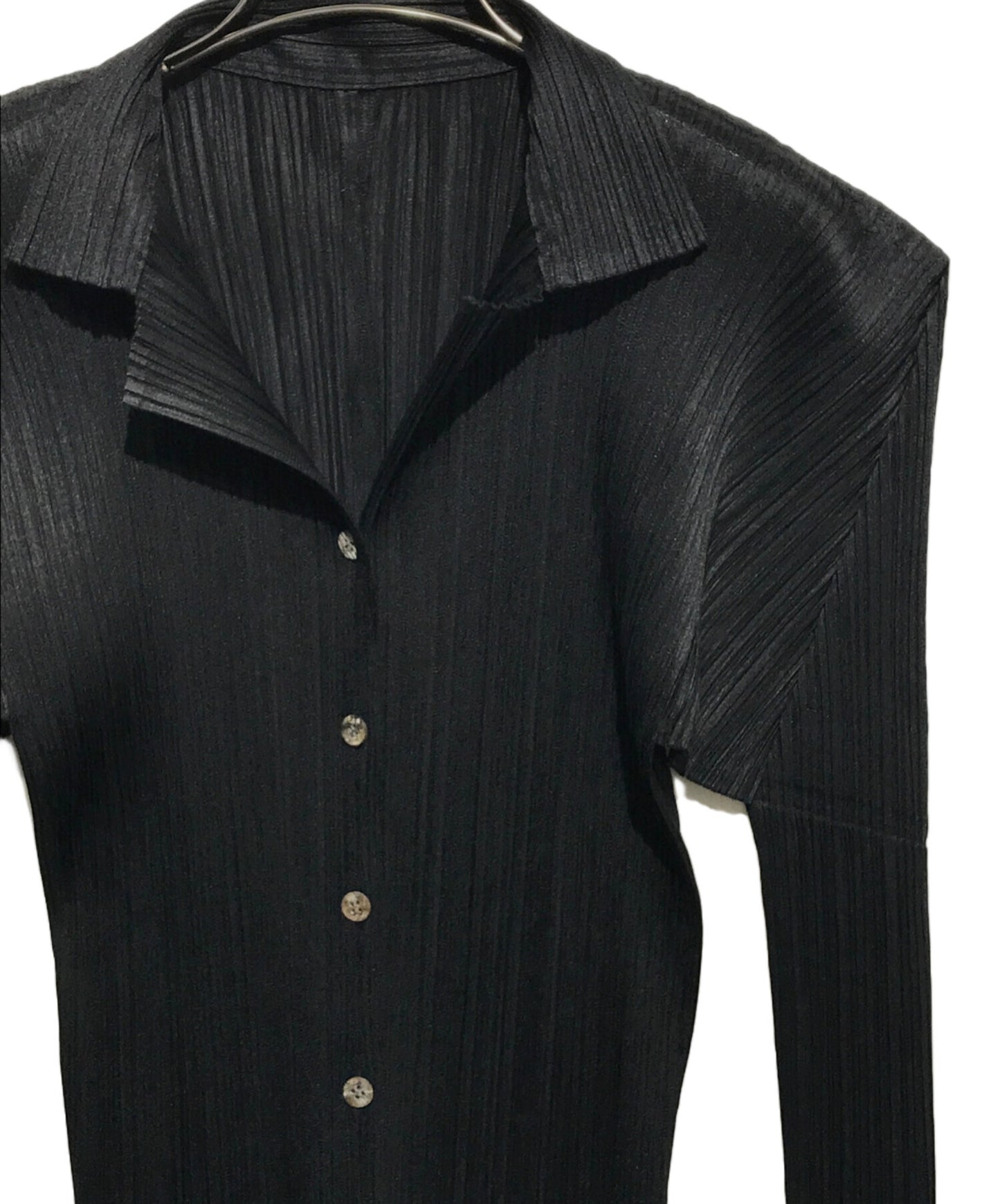 [Pre-owned] PLEATS PLEASE long-sleeved pleated shirt PP04-JK624