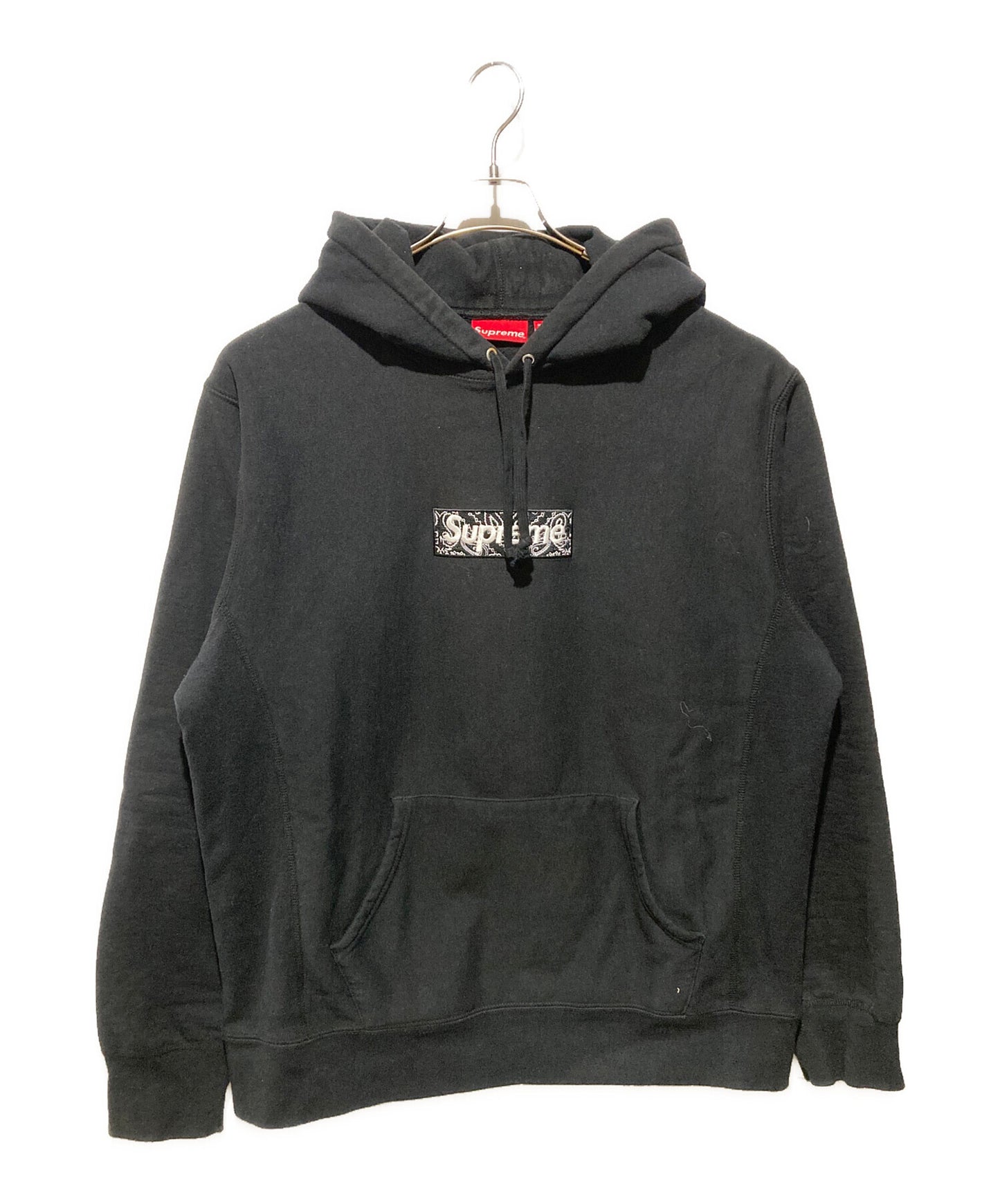 [Pre-owned] SUPREME 19AW Bandana Box Logo Hooded Sweatshirt Bandana Box Logo Pullover Hoodie