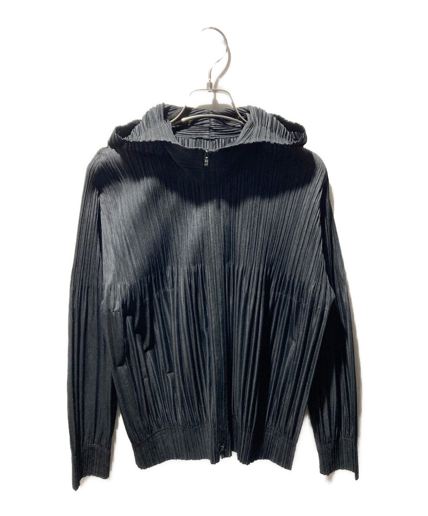 [Pre-owned] PLEATS PLEASE Pleated zip top cardigan PP43-JC411