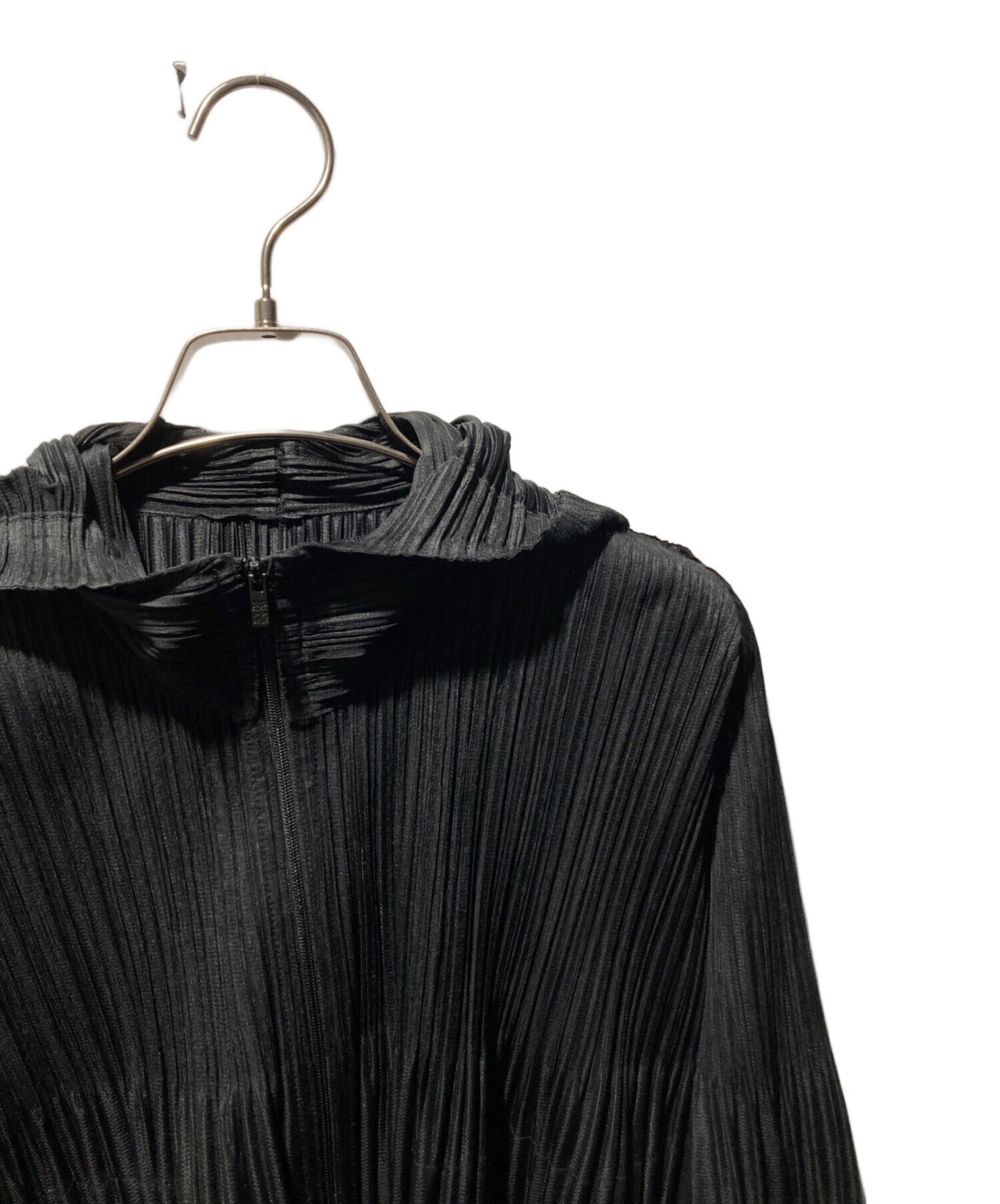 [Pre-owned] PLEATS PLEASE Pleated zip top cardigan PP43-JC411