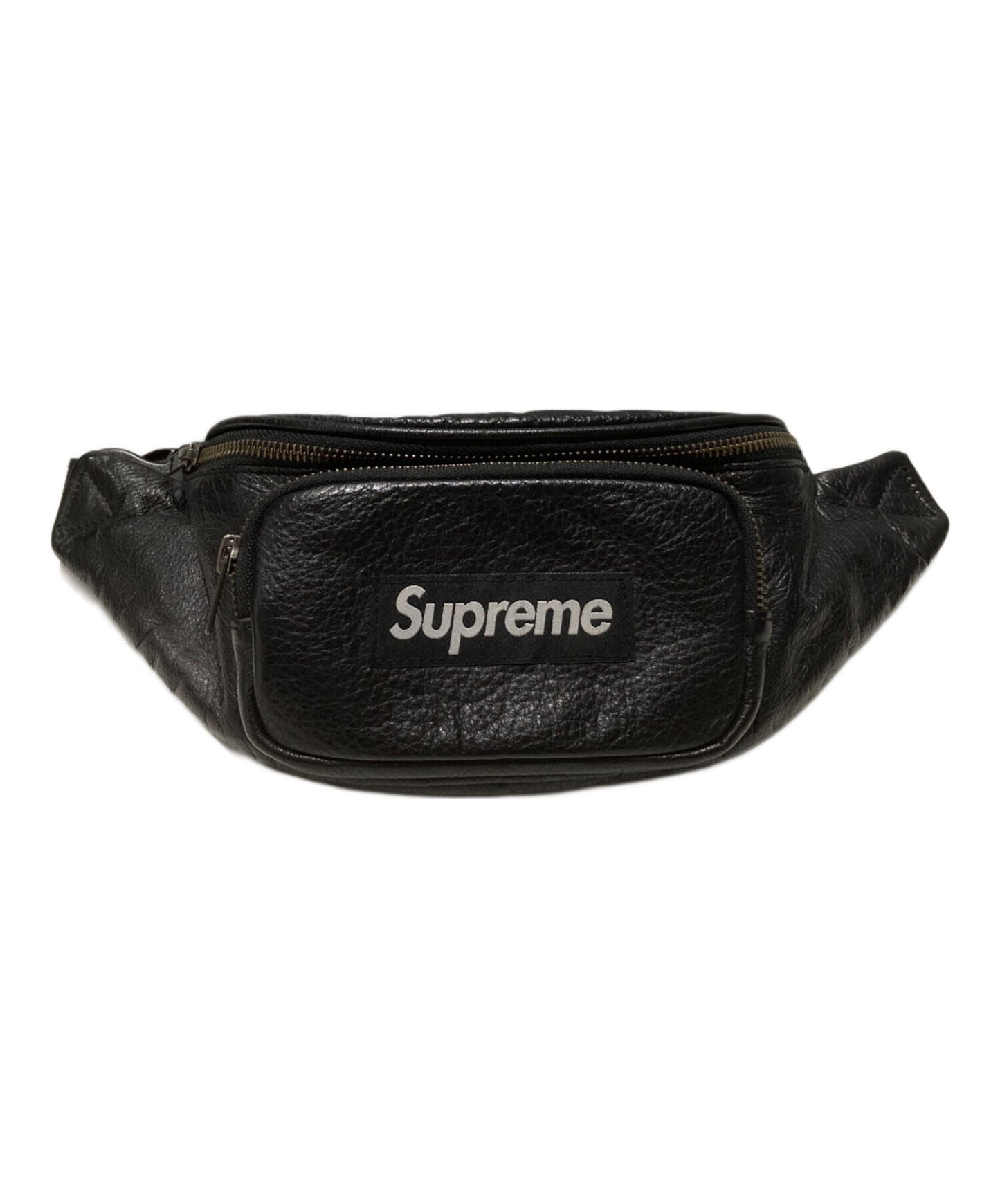 [Pre-owned] SUPREME 17SS Leather waist bag