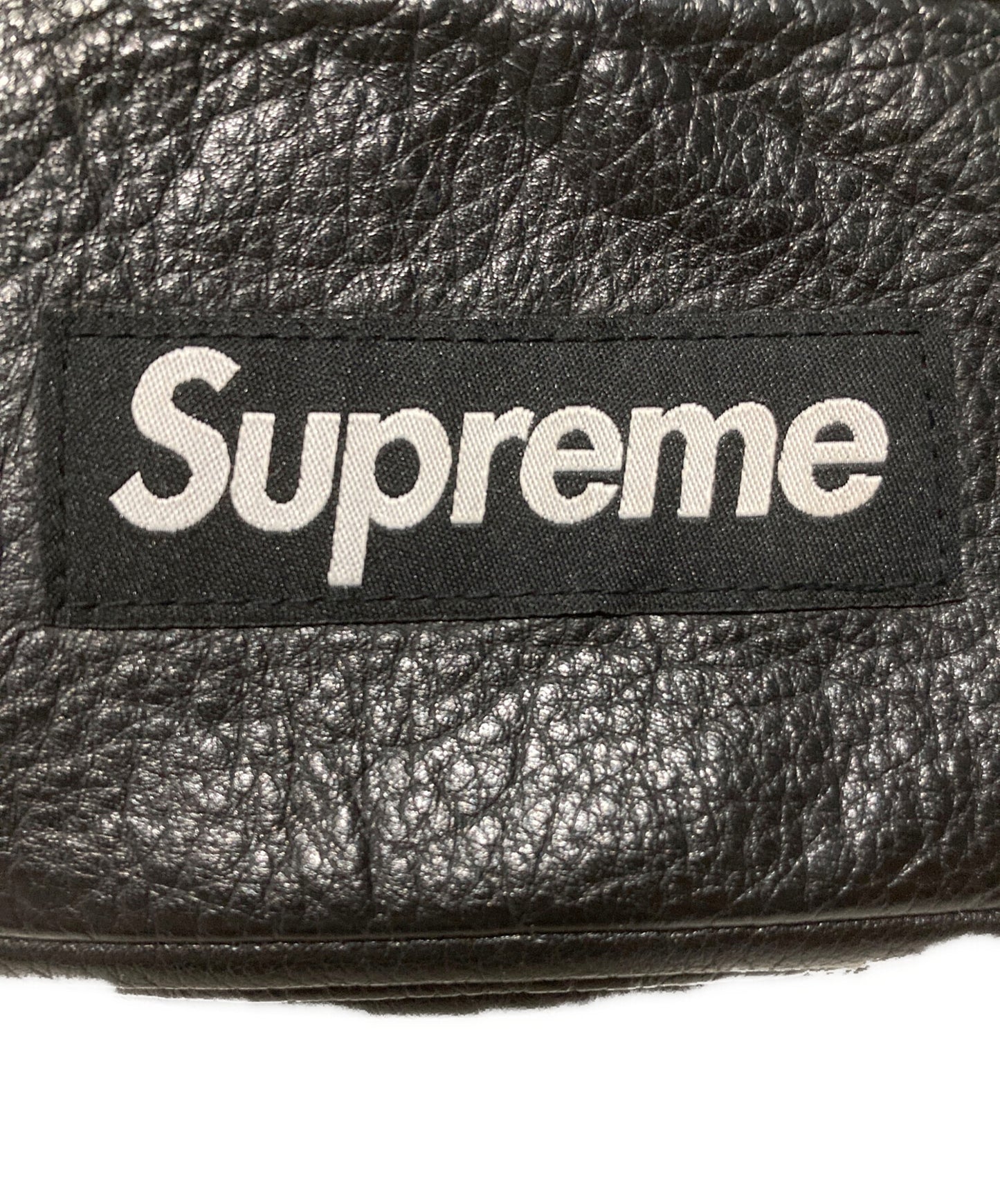 [Pre-owned] SUPREME 17SS Leather waist bag