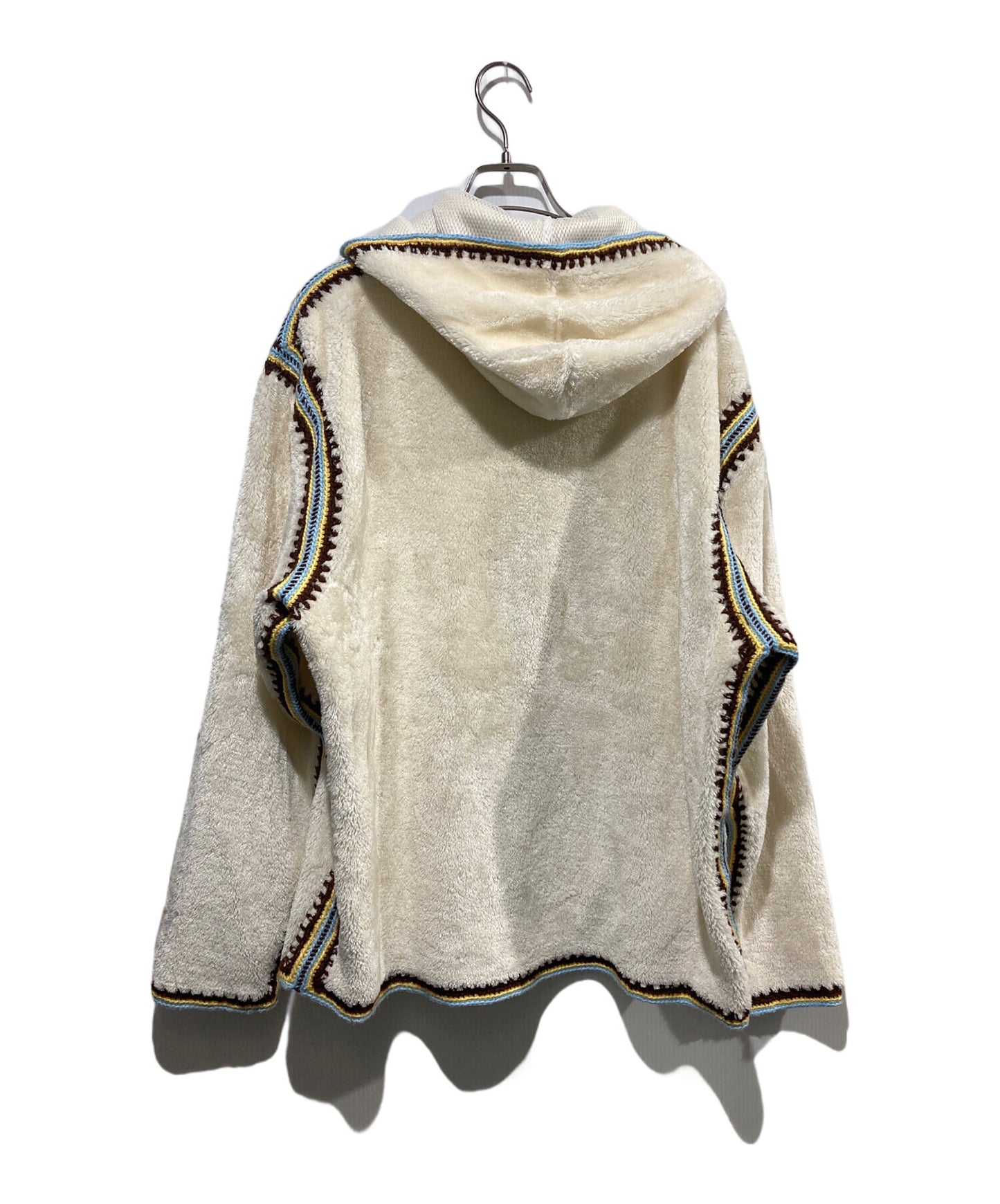 [Pre-owned] SUPREME 23SS Crochet Edge Hooded Zip Up Top