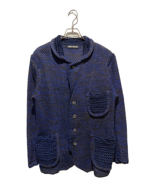 [Pre-owned] ISSEY MIYAKE Washi Blended Knit Jacket ME11KO010