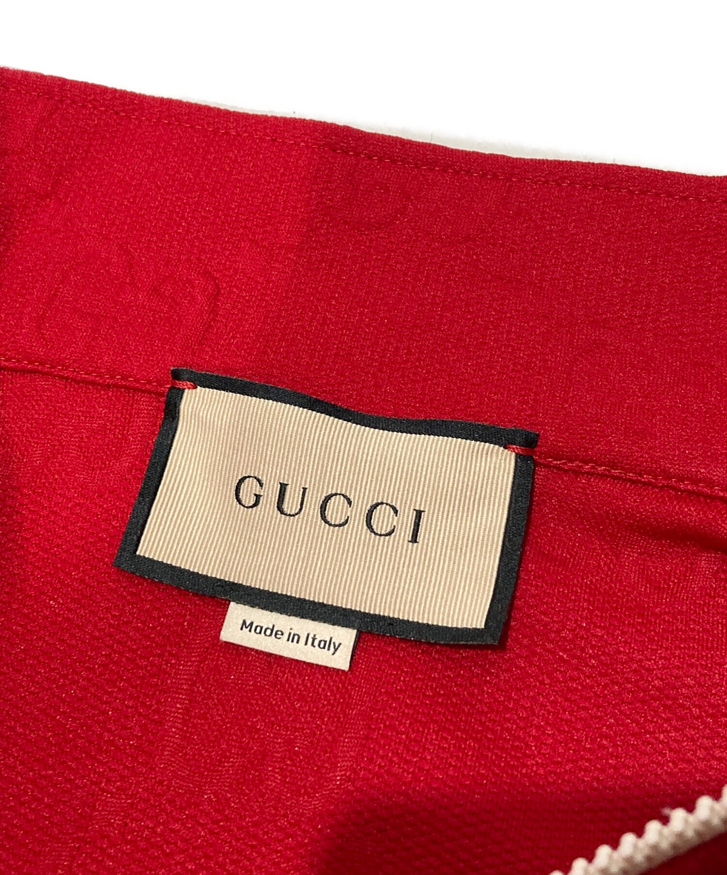 [Pre-owned] GUCCI Half Zip Jacquard Dress 653412
