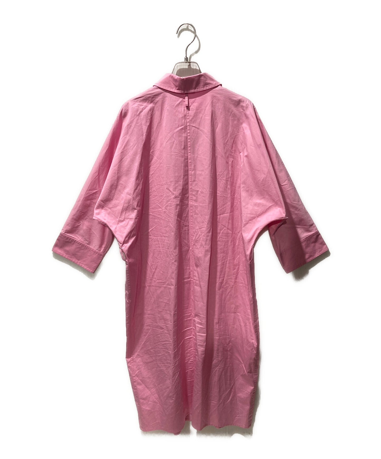 [Pre-owned] HERMES Chene Dunkle Shirt Dress 3E0548DX