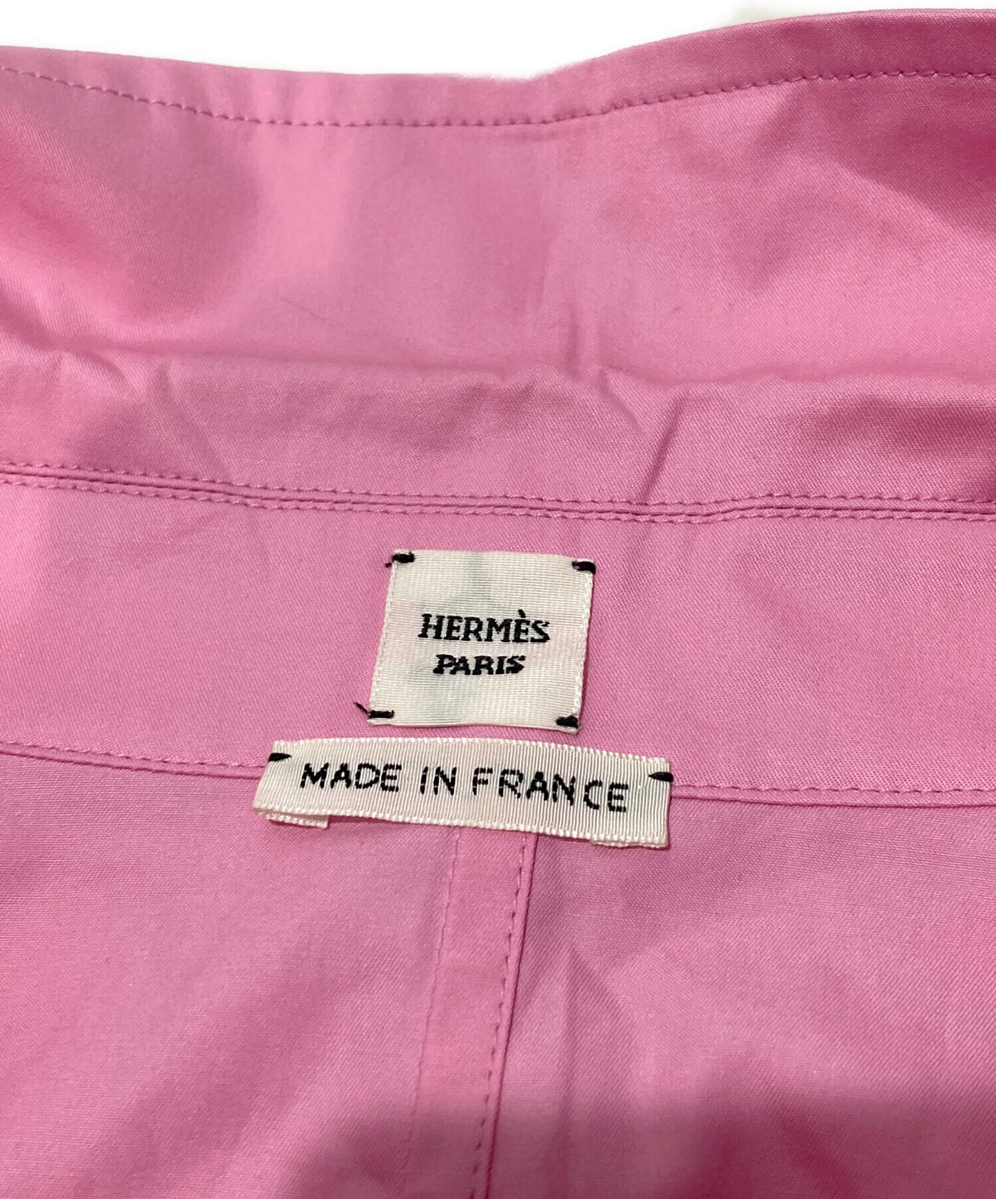 [Pre-owned] HERMES Chene Dunkle Shirt Dress 3E0548DX