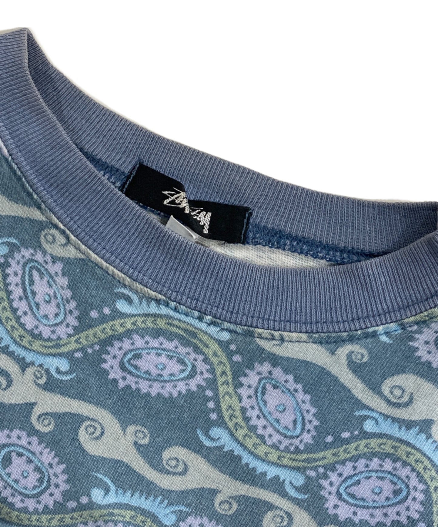 [Pre-owned] stussy 80's T-shirt with all over pattern