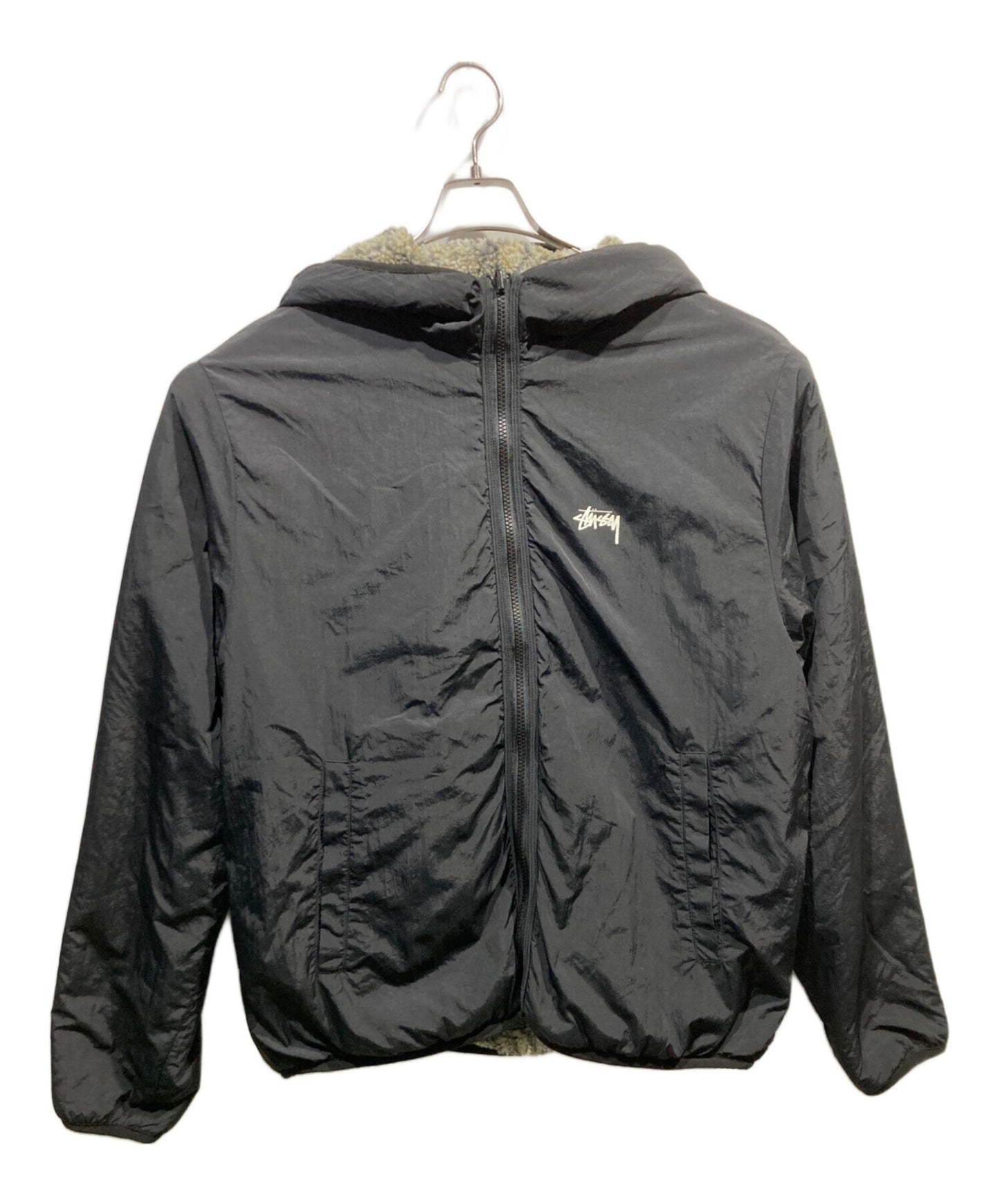 [Pre-owned] stussy Snake Jacquard Sherpa Reversible 118504