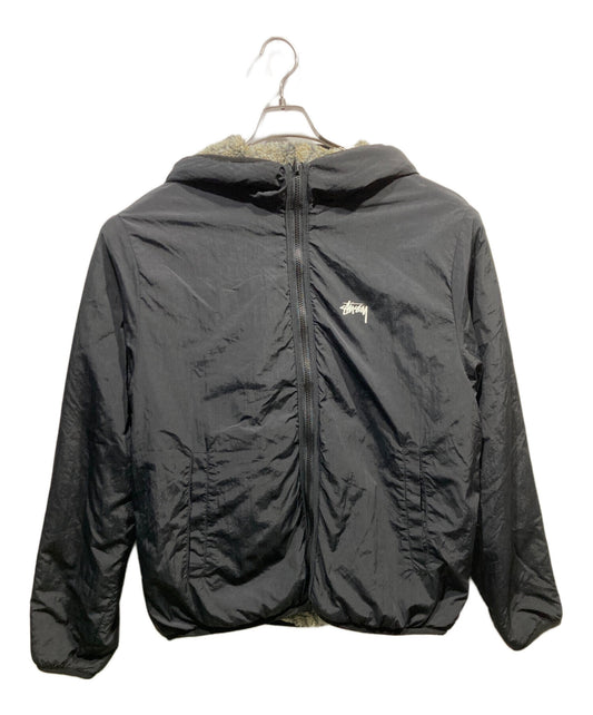 [Pre-owned] stussy Snake Jacquard Sherpa Reversible 118504