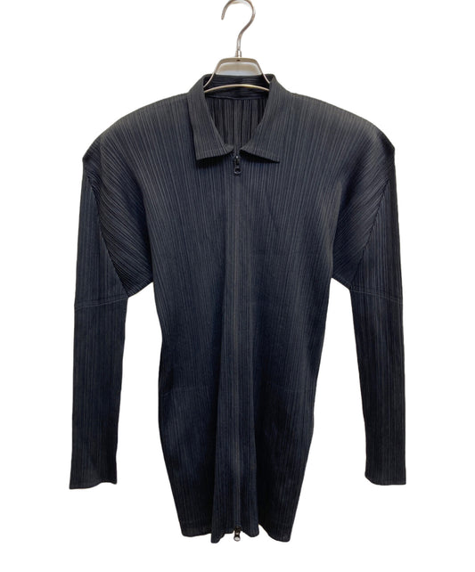 [Pre-owned] PLEATS PLEASE Pleated Zip Jacket PP04-JD359