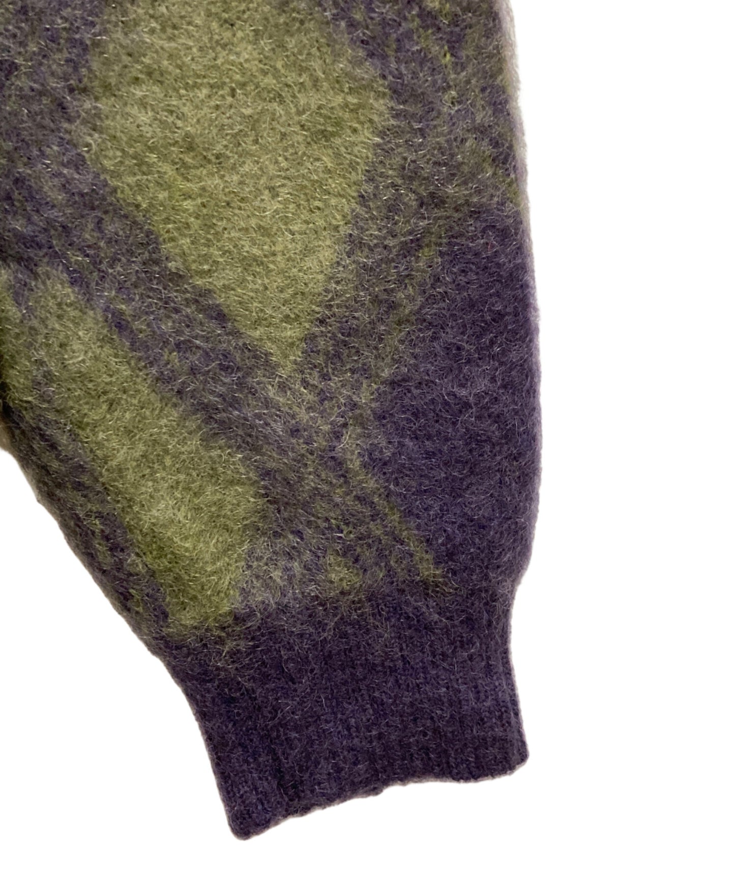 [Pre-owned] Needles Argyle Mohair Cardigan NS278