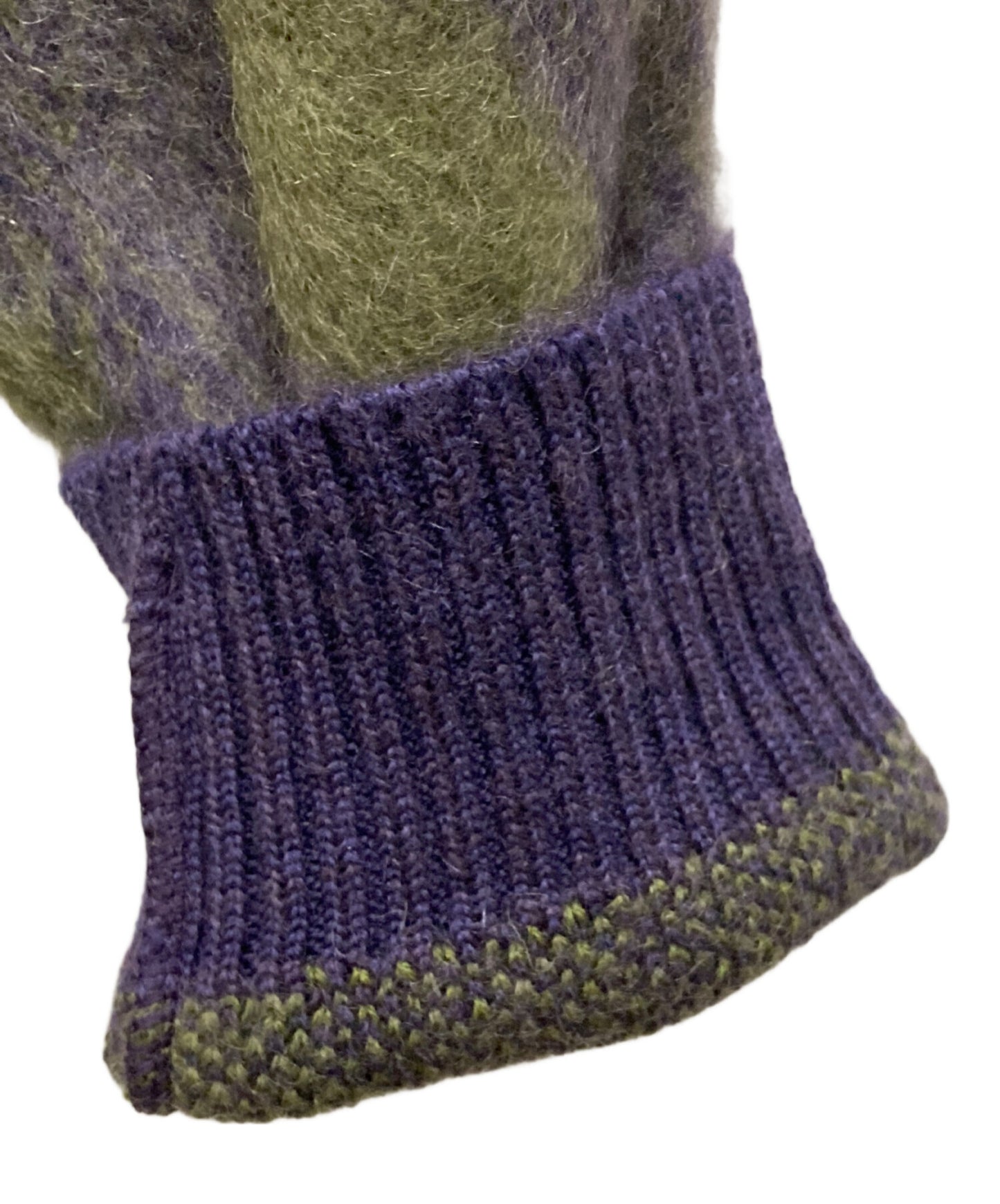 [Pre-owned] Needles Argyle Mohair Cardigan NS278