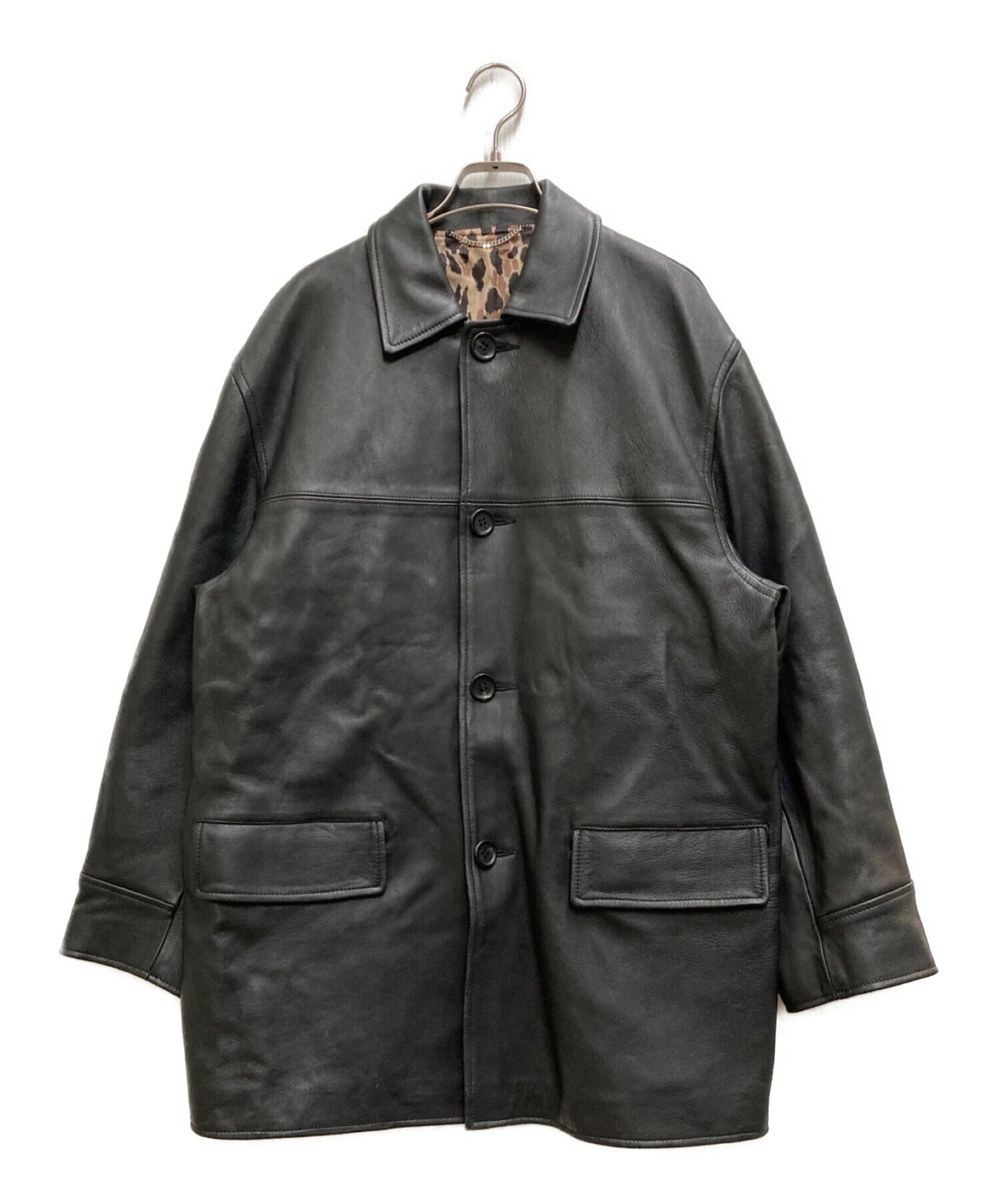 [Pre-owned] WACKO MARIA leather car coat