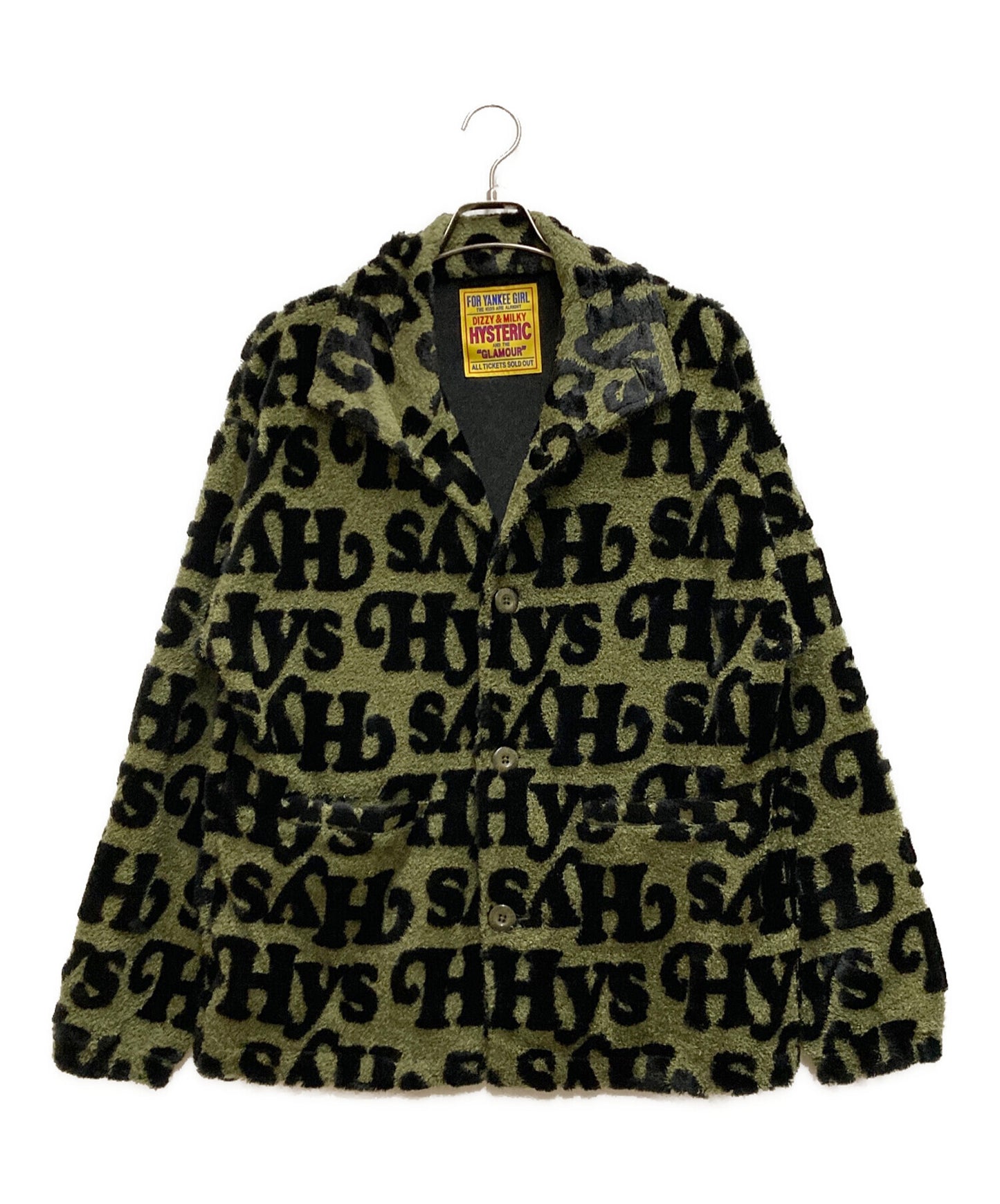 [Pre-owned] Hysteric Glamour HYS PATTERN Pattern Jacquard Coat 01223CJ03