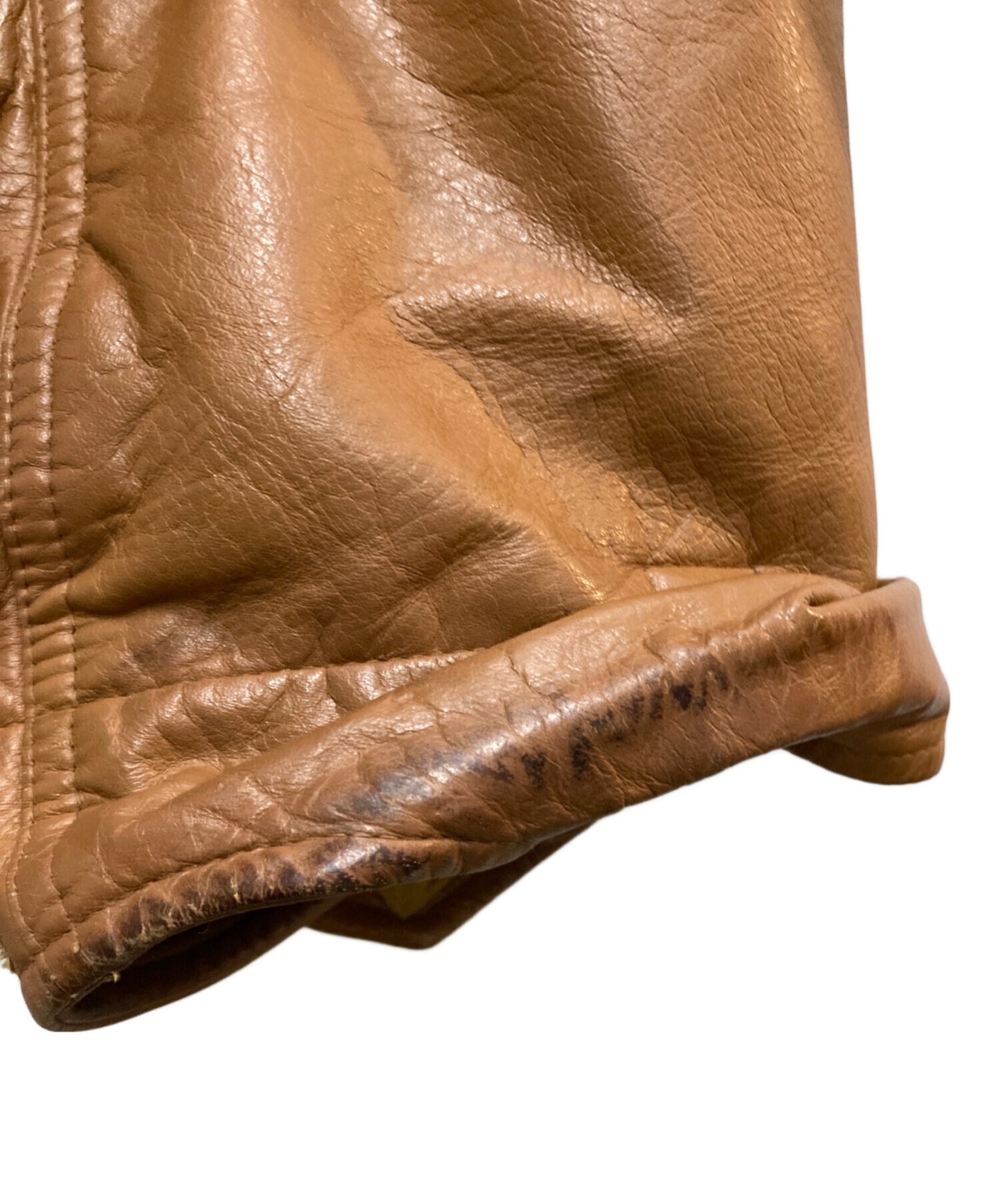 [Pre-owned] A BATHING APE Leather Down Jacket