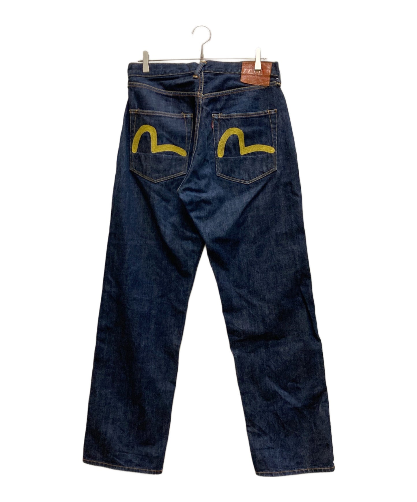 [Pre-owned] EVISU Embroidered Seagull Denim Pants 2001