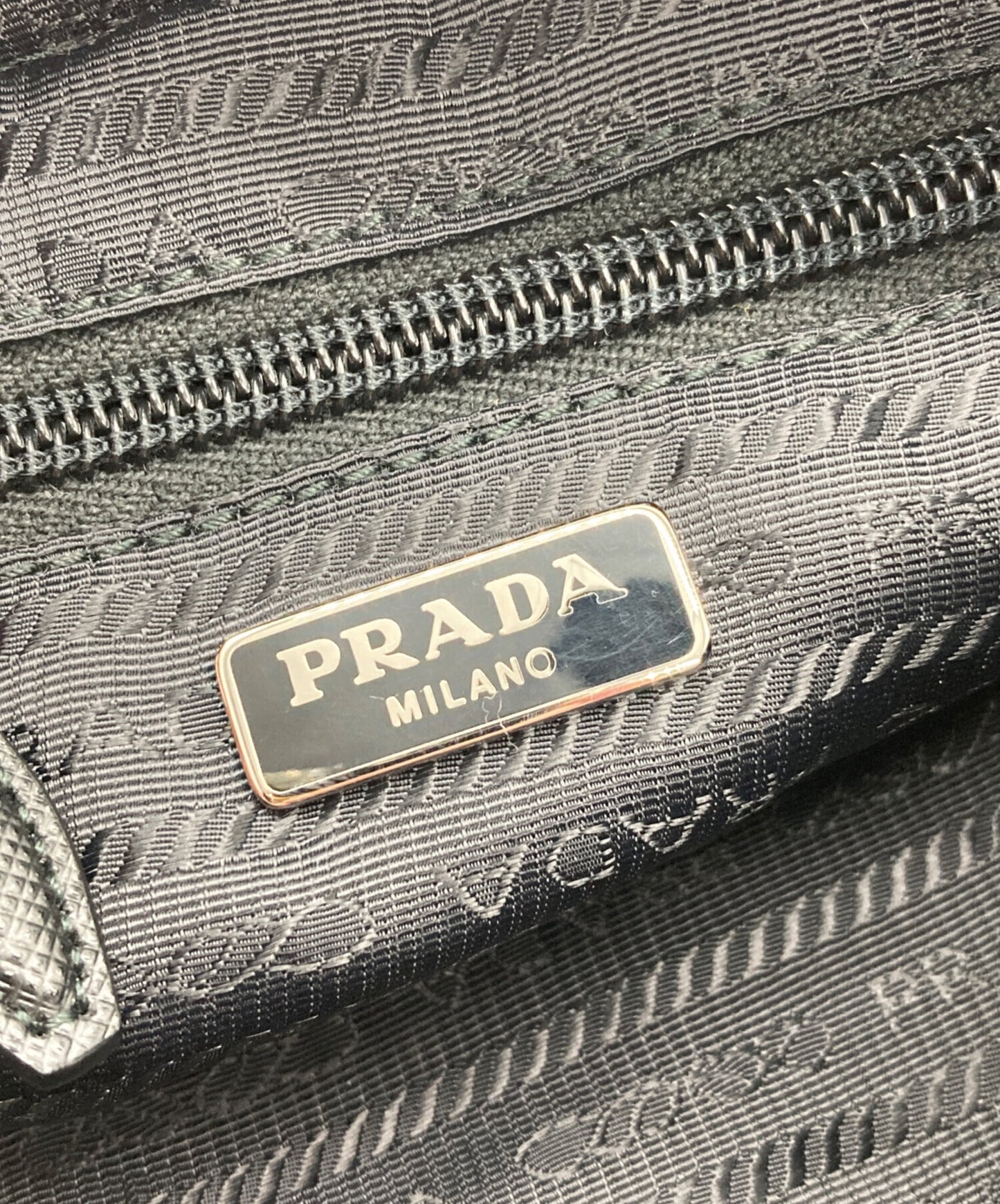 [Pre-owned] PRADA Nylon pouch with strap 1NE175