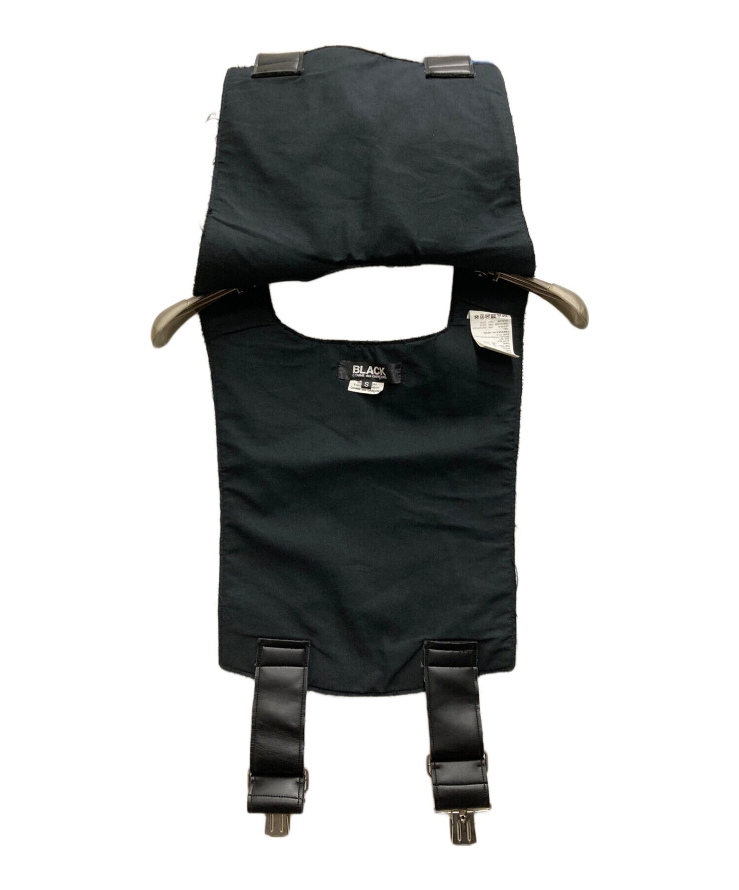 [Pre-owned] BLACK COMME des GARCONS Faux leather suspender vest 1C-V006