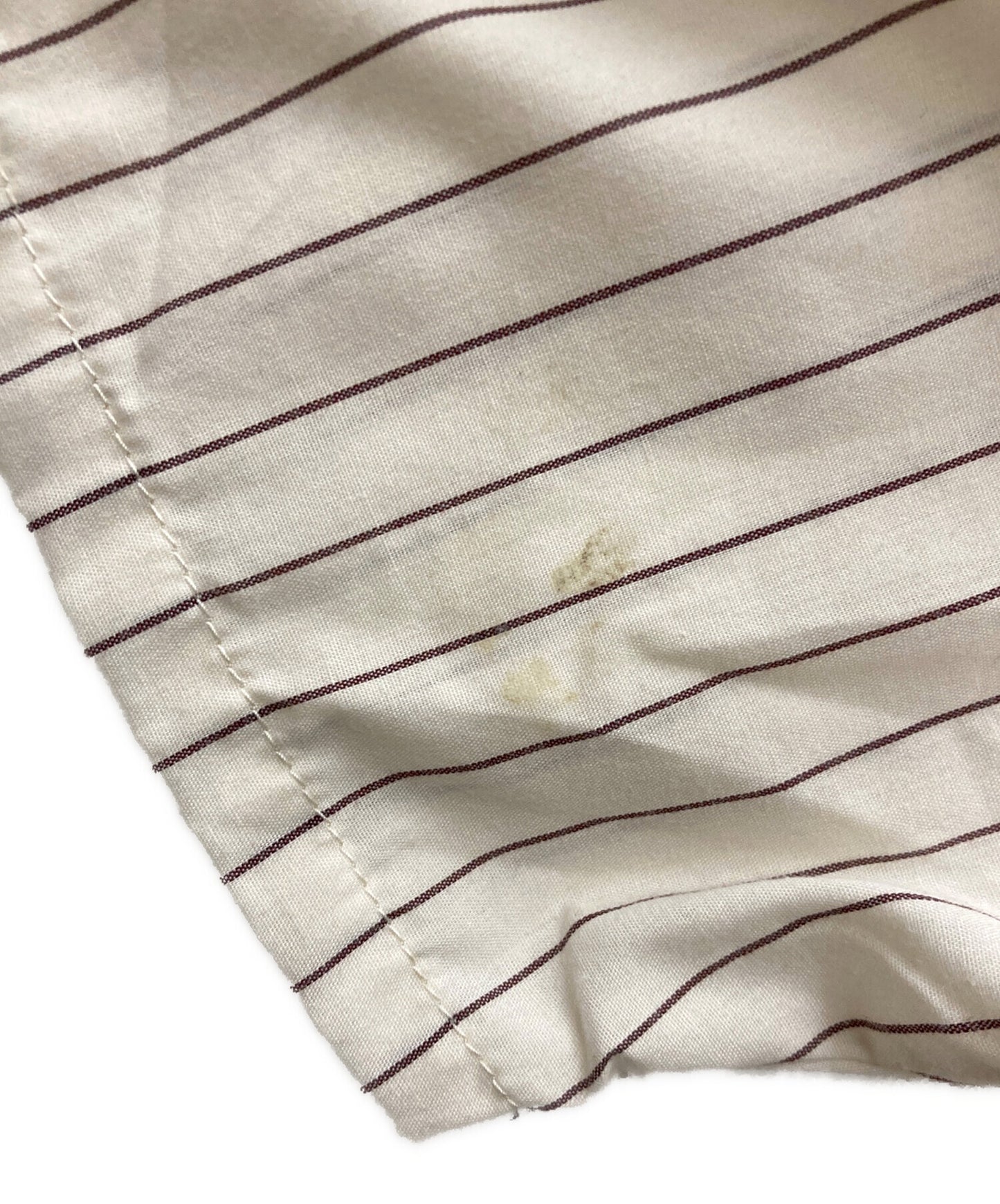 [Pre-owned] NEIGHBORHOOD STRIPE WORK SHIRT SS 231TSNH-SHM06