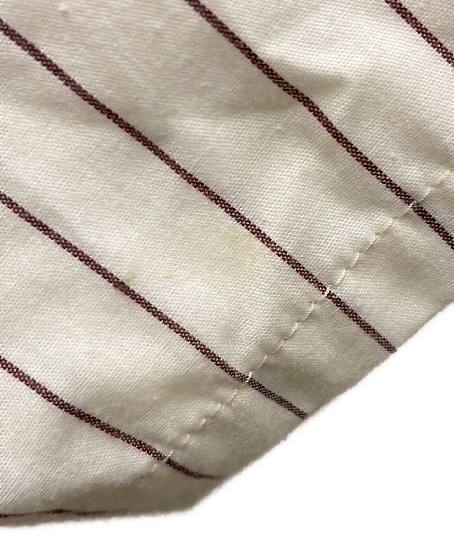 [Pre-owned] NEIGHBORHOOD STRIPE WORK SHIRT SS 231TSNH-SHM06