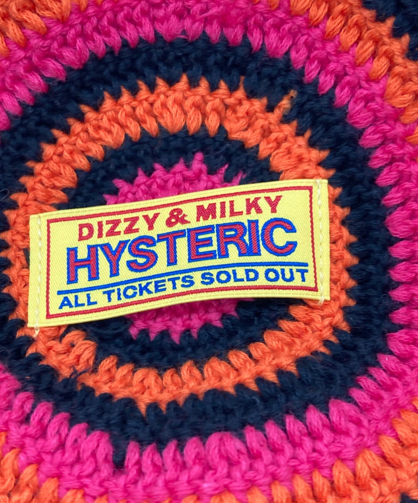 [Pre-owned] Hysteric Glamour HG SQUARE Hand-Knit Bucket Hat