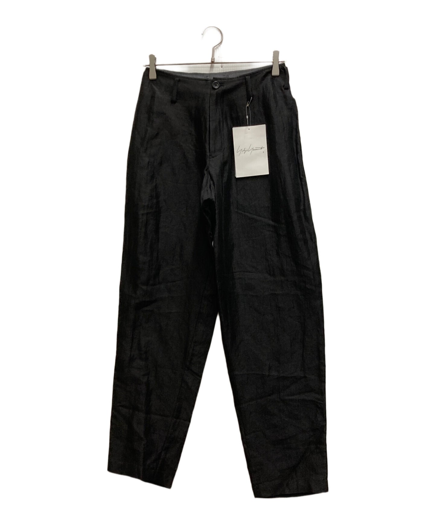 [Pre-owned] YOHJI YAMAMOTO HIGH TWISTED GABARDINE LOW-RISE BASIC PANTS FS-P04-308-1