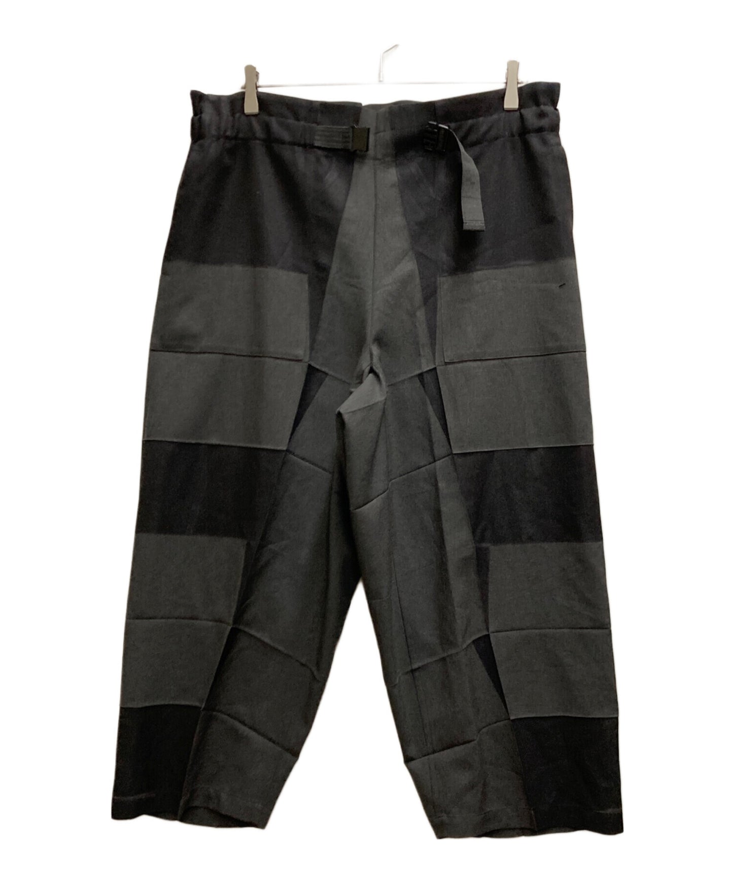 [Pre-owned] me ISSEY MIYAKE Belted reconstructed design pants MI01FF801