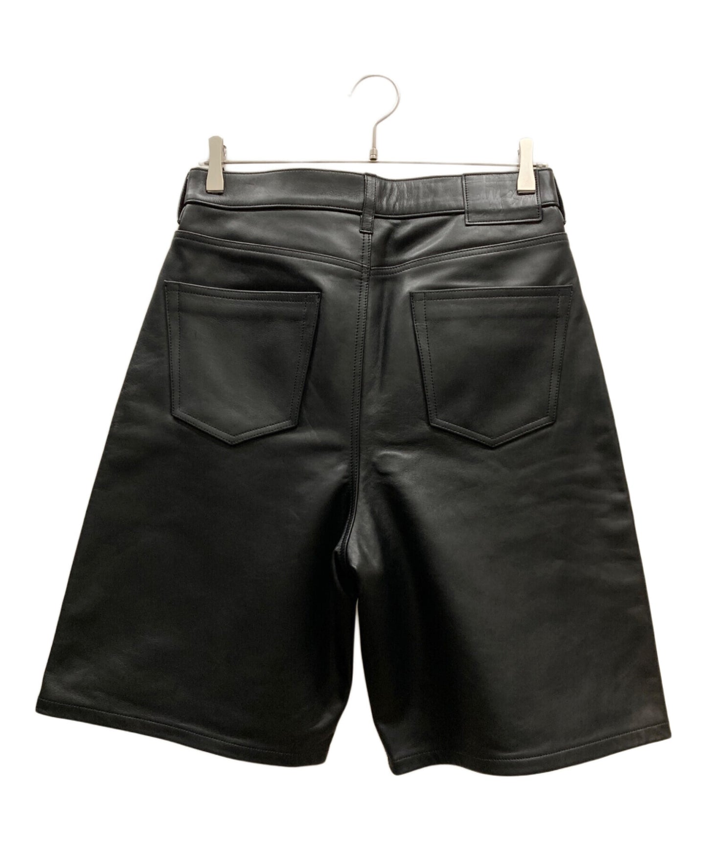 [Pre-owned] stussy BIG OL' SHORT LEATHER 112315