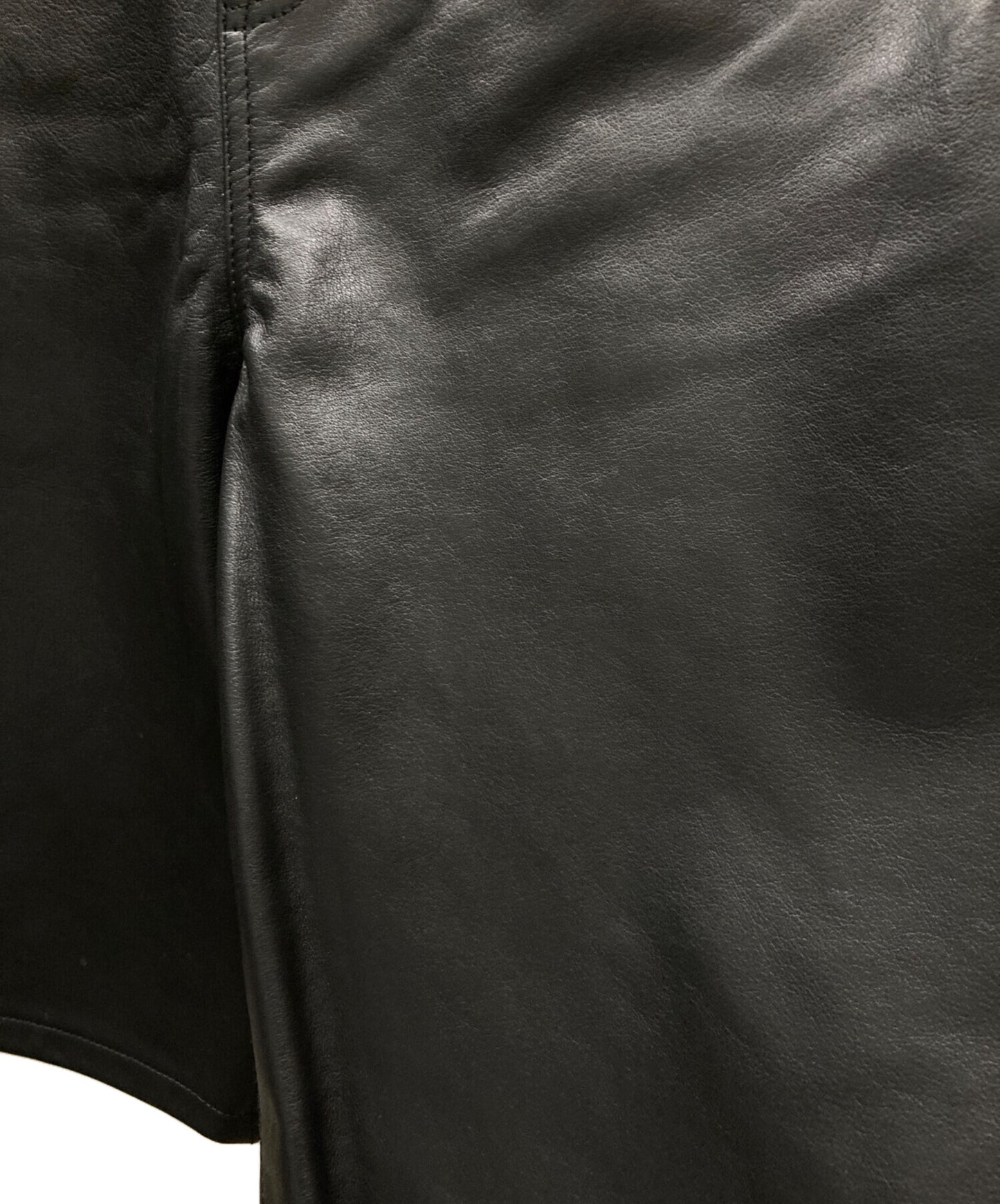 [Pre-owned] stussy BIG OL' SHORT LEATHER 112315