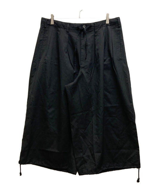 [Pre-owned] GROUND Y Wool gaber cropped balloon pants GW-P04-100