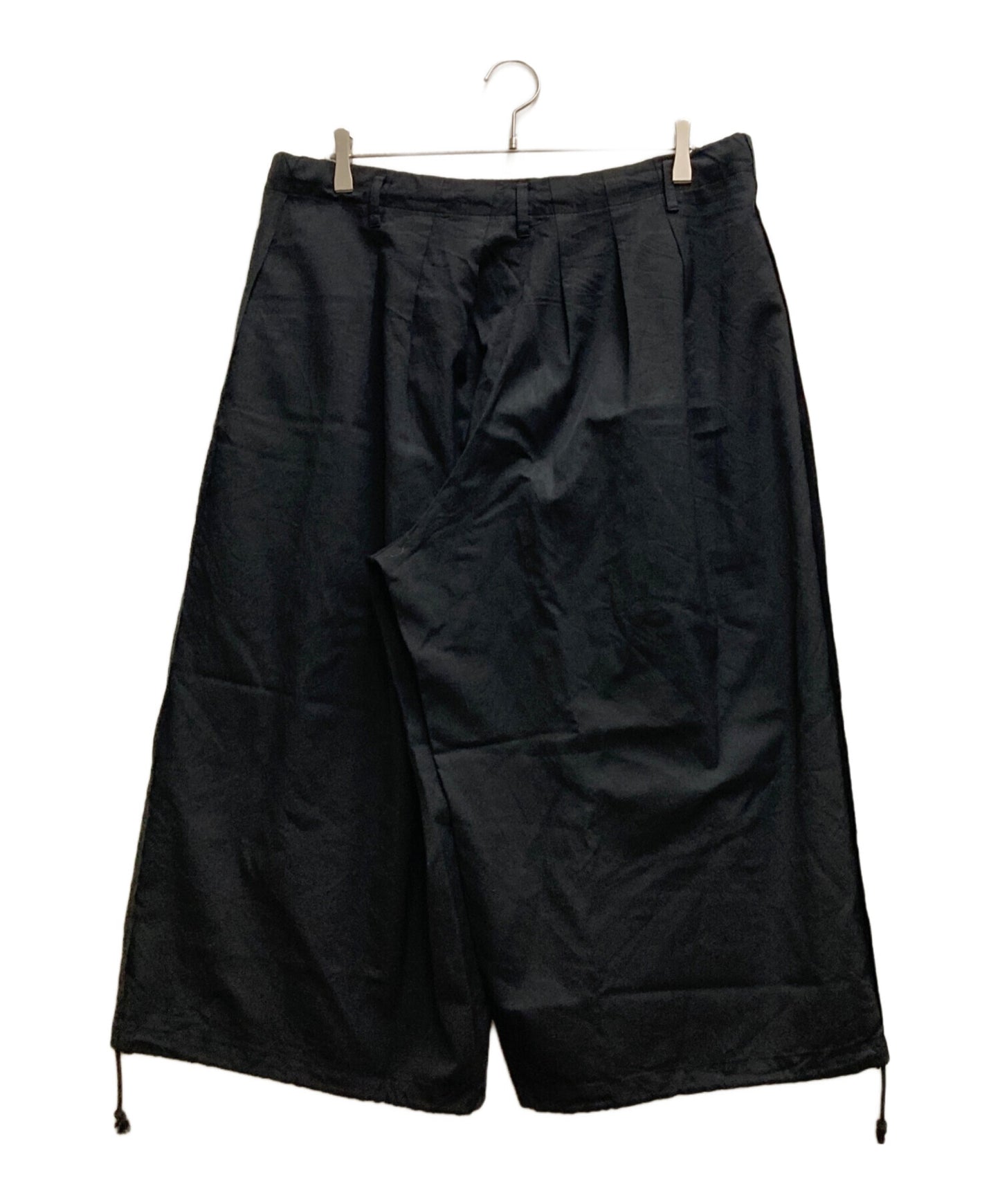 [Pre-owned] GROUND Y Wool gaber cropped balloon pants GW-P04-100