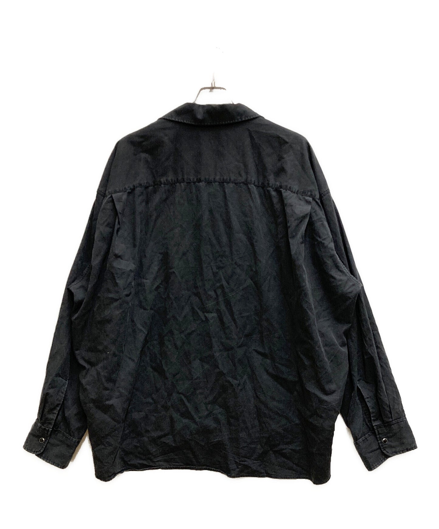 [Pre-owned] MIHARA YASUHIRO Vintage processed tencel open collar shirt I10SH11