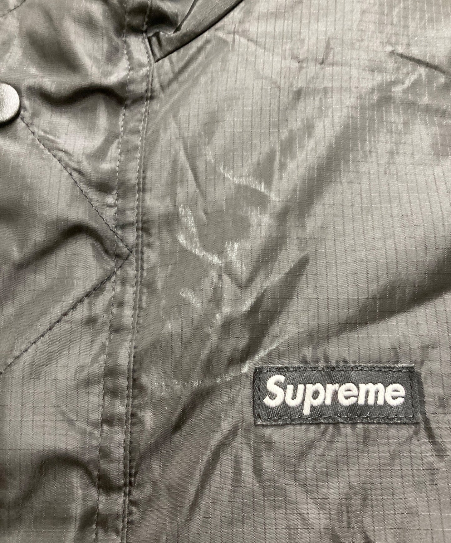 [Pre-owned] SUPREME reversible colorblocked fleece jacket