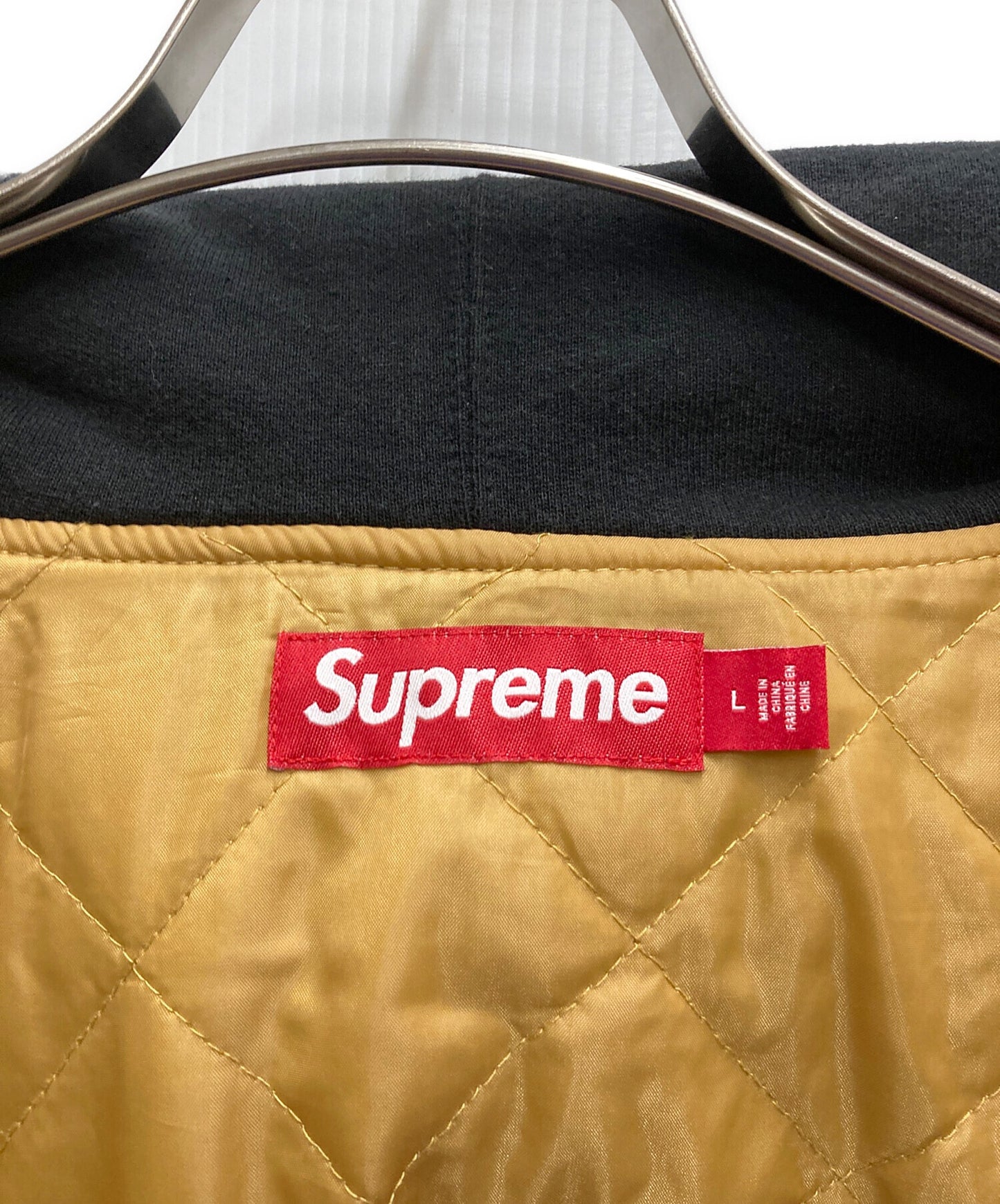 [Pre-owned] SUPREME Fleece Zip Hooded Shirt