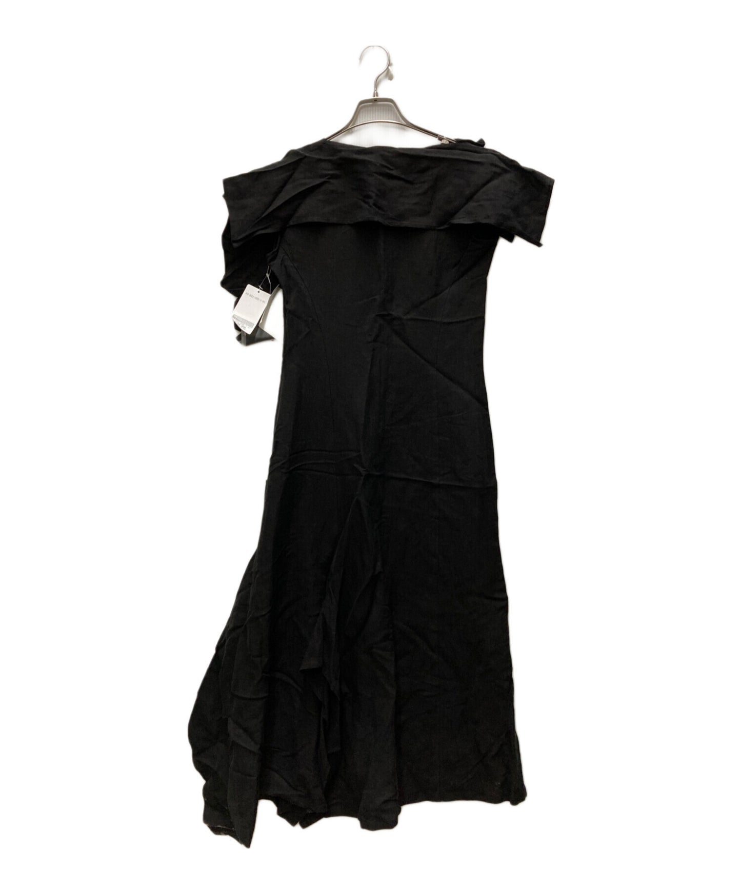 [Pre-owned] YOHJI YAMAMOTO Cu/Li GABARDINE FLAP NECKLINE DRESS FS-D22-205