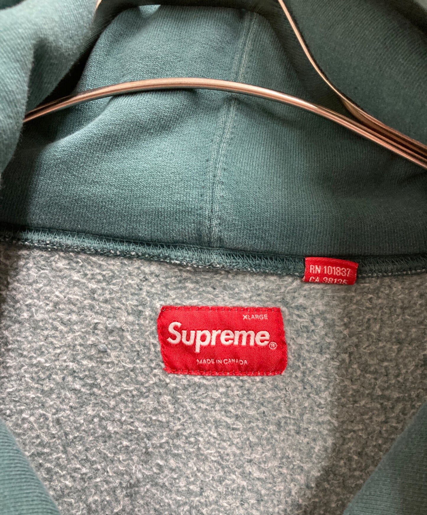 [Pre-owned] SUPREME Overdyed S Logo Hooded Sweatshirt