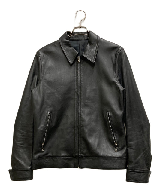 [Pre-owned] WACKO MARIA Single Rider Cow Leather Jacket WMR-LEA-01