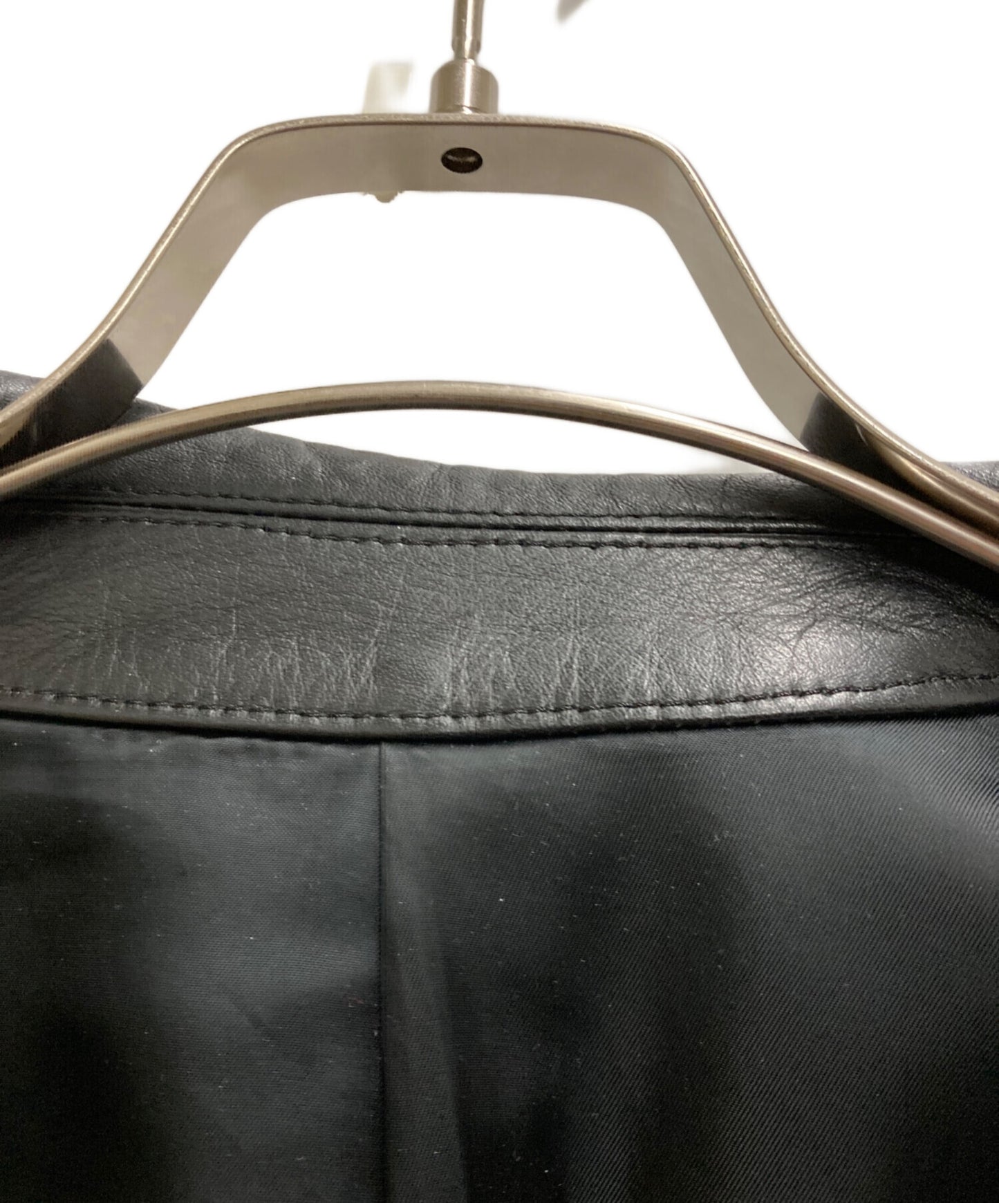 [Pre-owned] WACKO MARIA Single Rider Cow Leather Jacket WMR-LEA-01