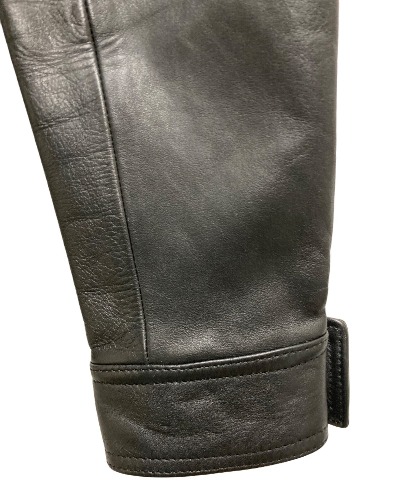 [Pre-owned] WACKO MARIA Single Rider Cow Leather Jacket WMR-LEA-01