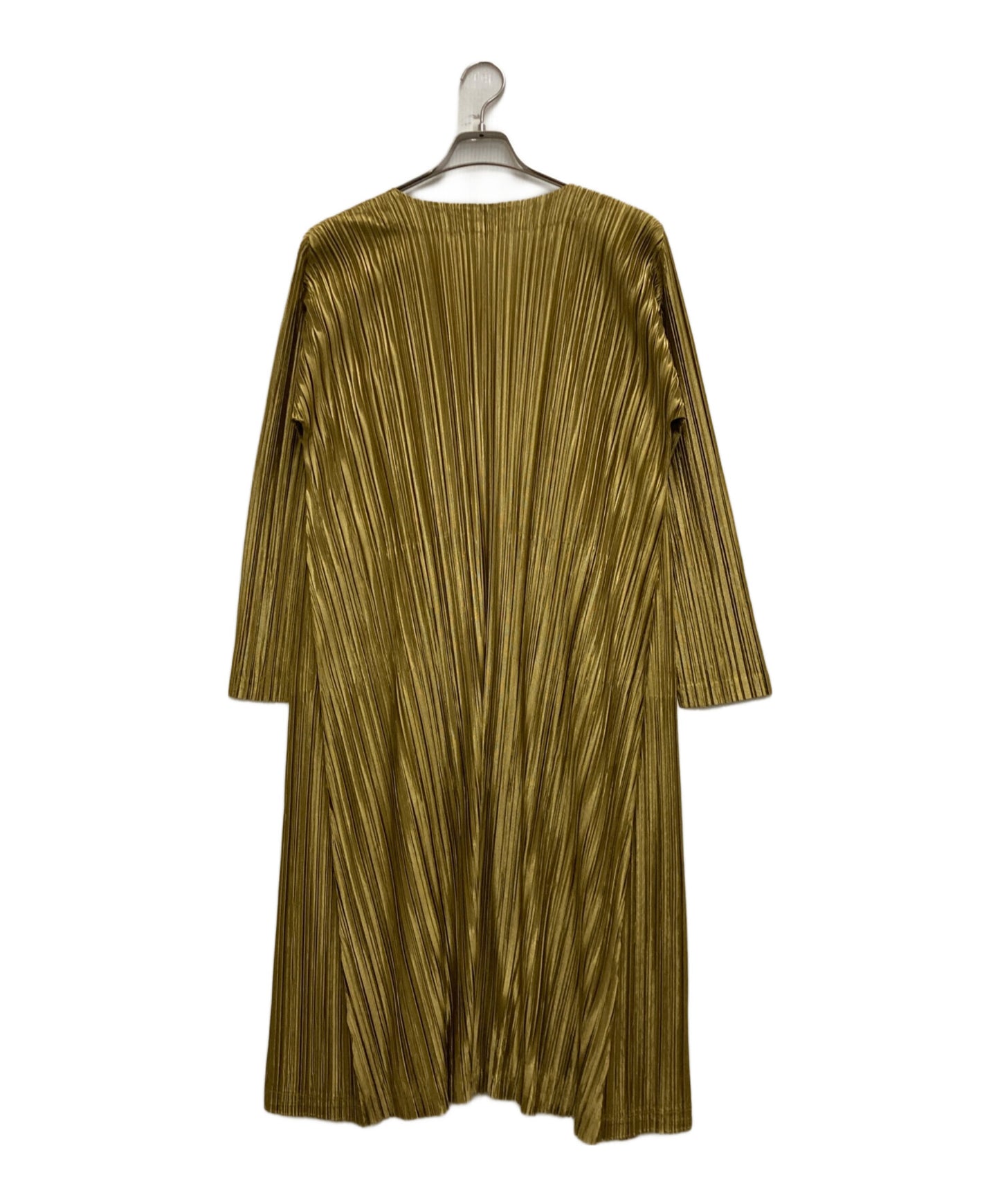 [Pre-owned] ISSEY MIYAKE Pleated long jacket PP63-JA221
