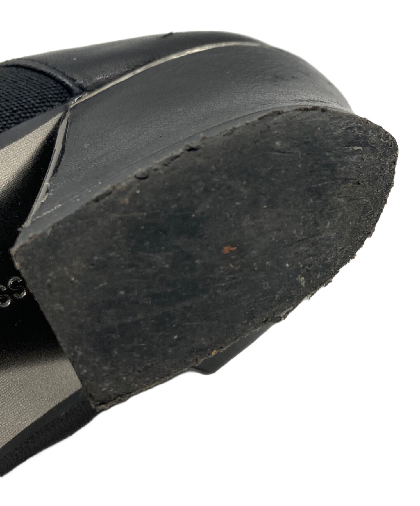 [Pre-owned] ISSEY MIYAKE Metal Heel Leather Short Boots