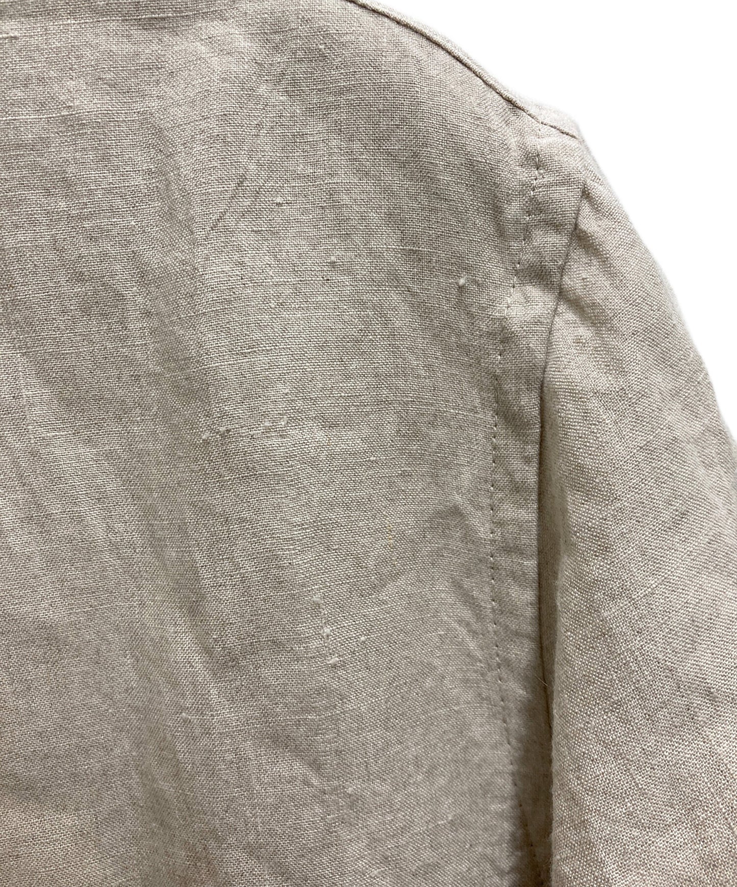 [Pre-owned] Yohji Yamamoto pour homme HIGH COUNT LINEN ZIP OPEN BLOUSE HG-B28-301