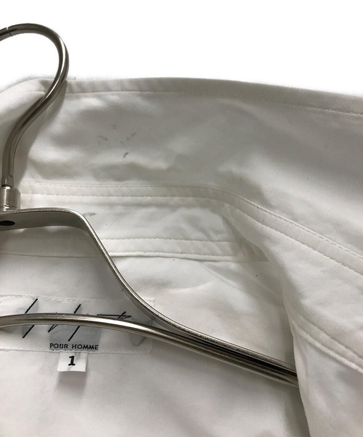 [Pre-owned] Yohji Yamamoto pour homme Back open regular collar shirt HX-B28-059